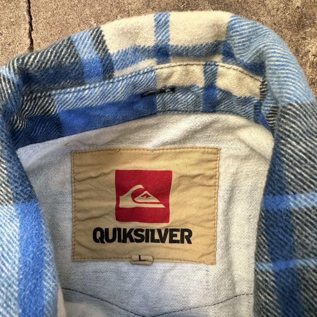 Quiksilver Vintage Quiksilver Flanel Overshirt Size US L / EU 52-54 / 3 - 6 Thumbnail