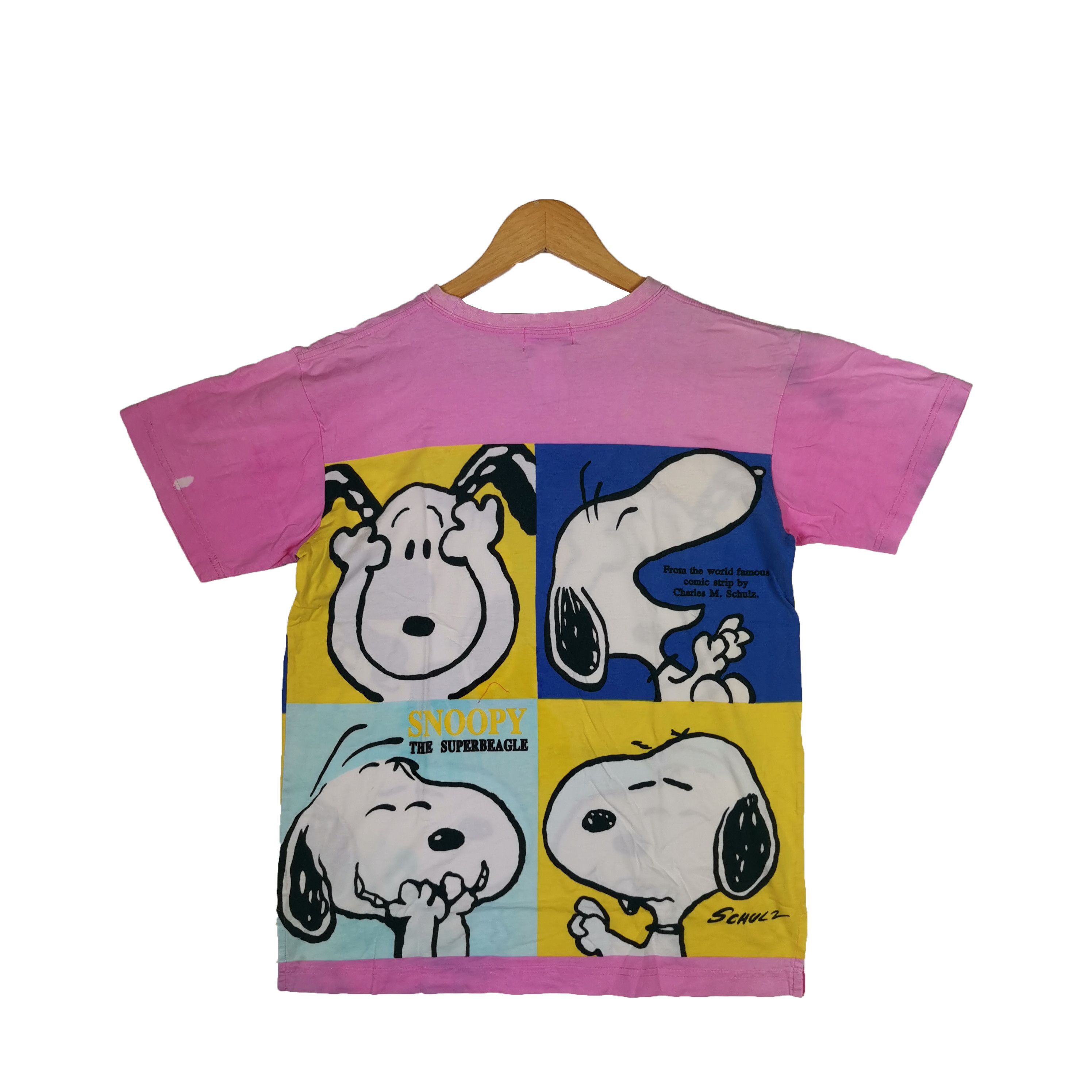 Anime Vintage 90s Snoopy T-Shirt Cartoon Anime Movie Crewneck Tees Size US S / EU 44-46 / 1 - 1 Thumbnail