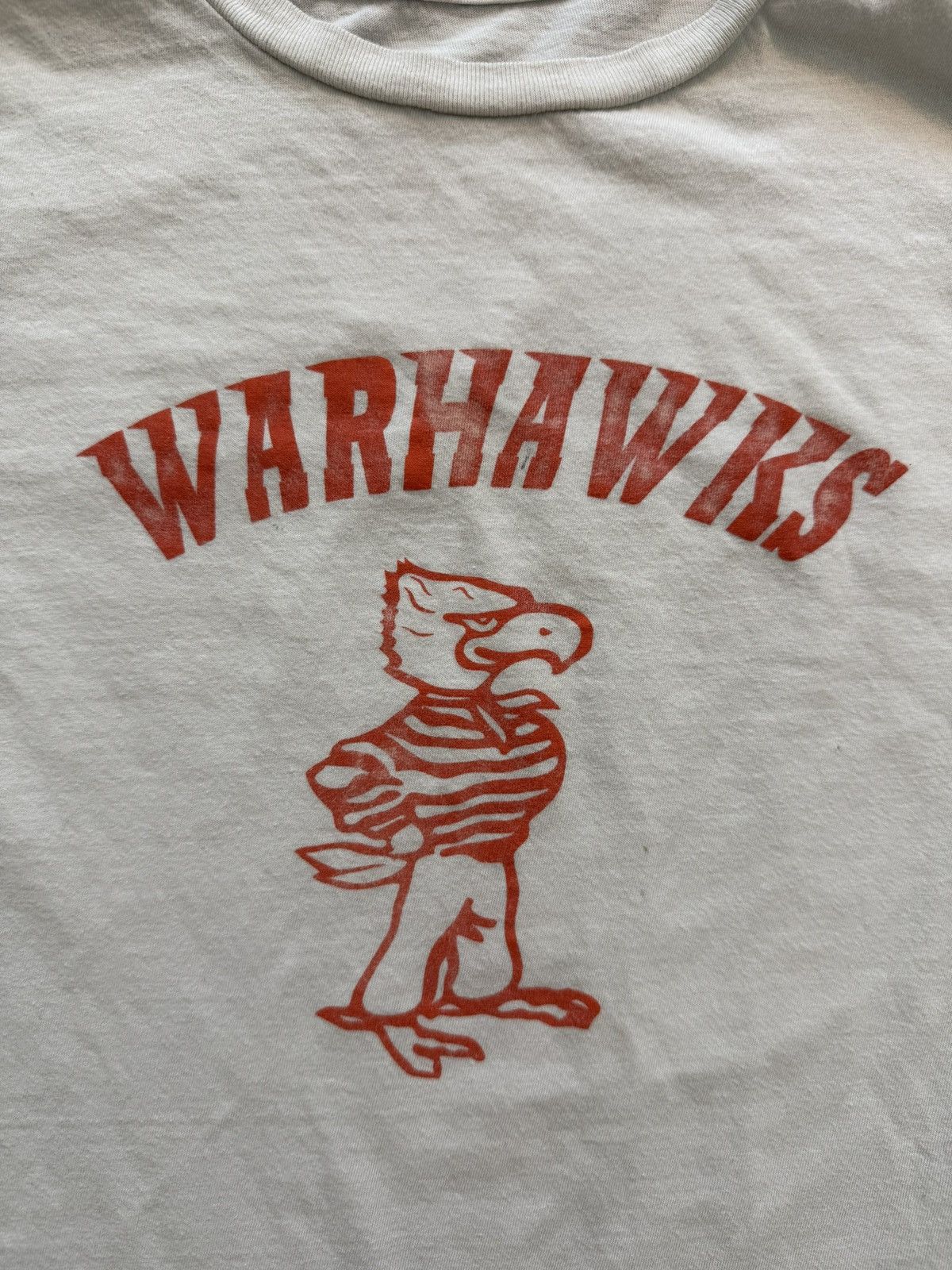 Vintage Retro Warhawks Team Sport Vintage Graphic Tee Size S / US 4 / IT 40 - 3 Thumbnail