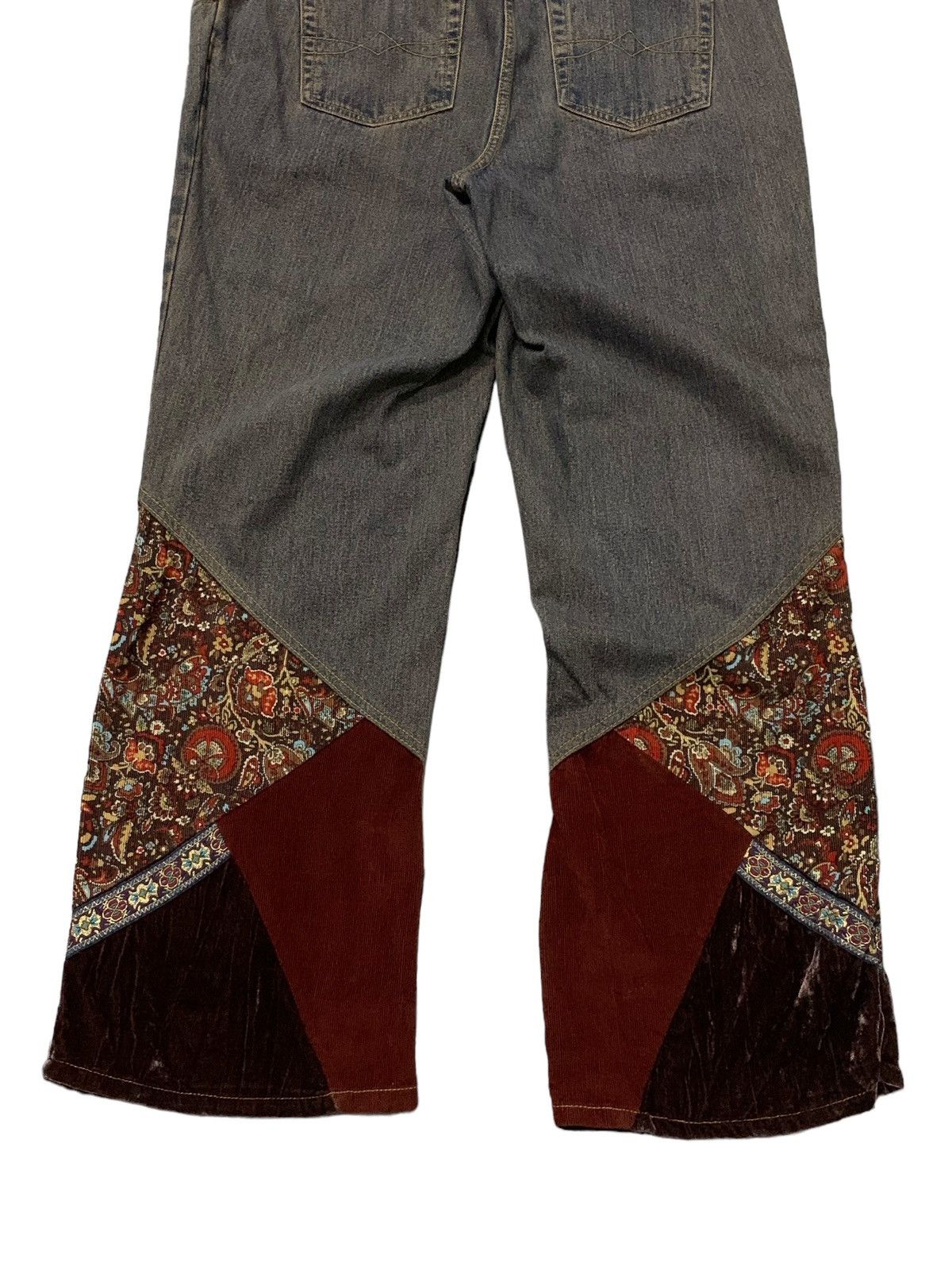 Faded Glory Faded Glory Up cycle Flared Hybrid Jeans Size US 34 / EU 50 - 10 Thumbnail