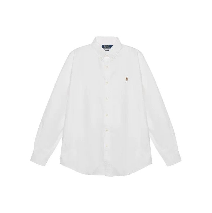 Polo Ralph Lauren Polo Ralph Lauren Men's Logo Embroidered White Shirt Size US L / EU 52-54 / 3 - 1 Thumbnail