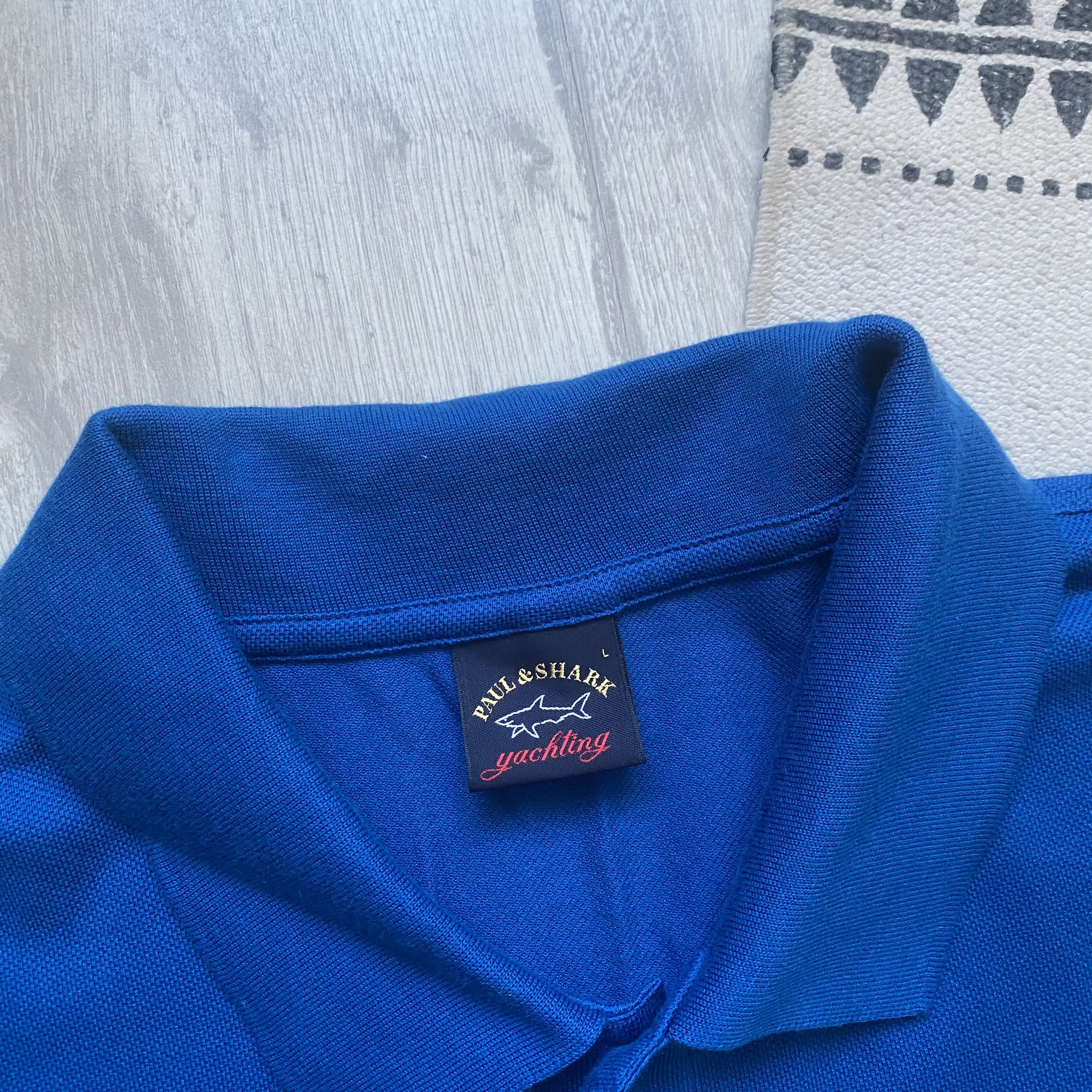 Paul & Shark 🦈 Luxury Paul & Shark yachting polo t-shirt Size US L / EU 52-54 / 3 - 5 Thumbnail