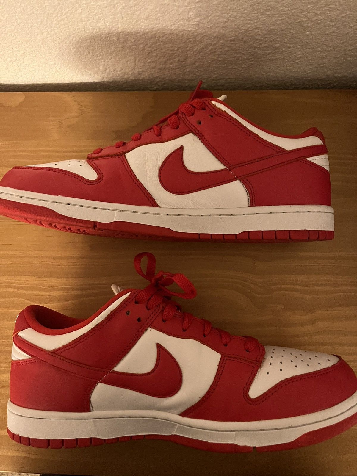Nike Nike Dunk Low St. John’s Red White Size 10.5 Size US 10.5 / EU 43-44 - 1 Thumbnail