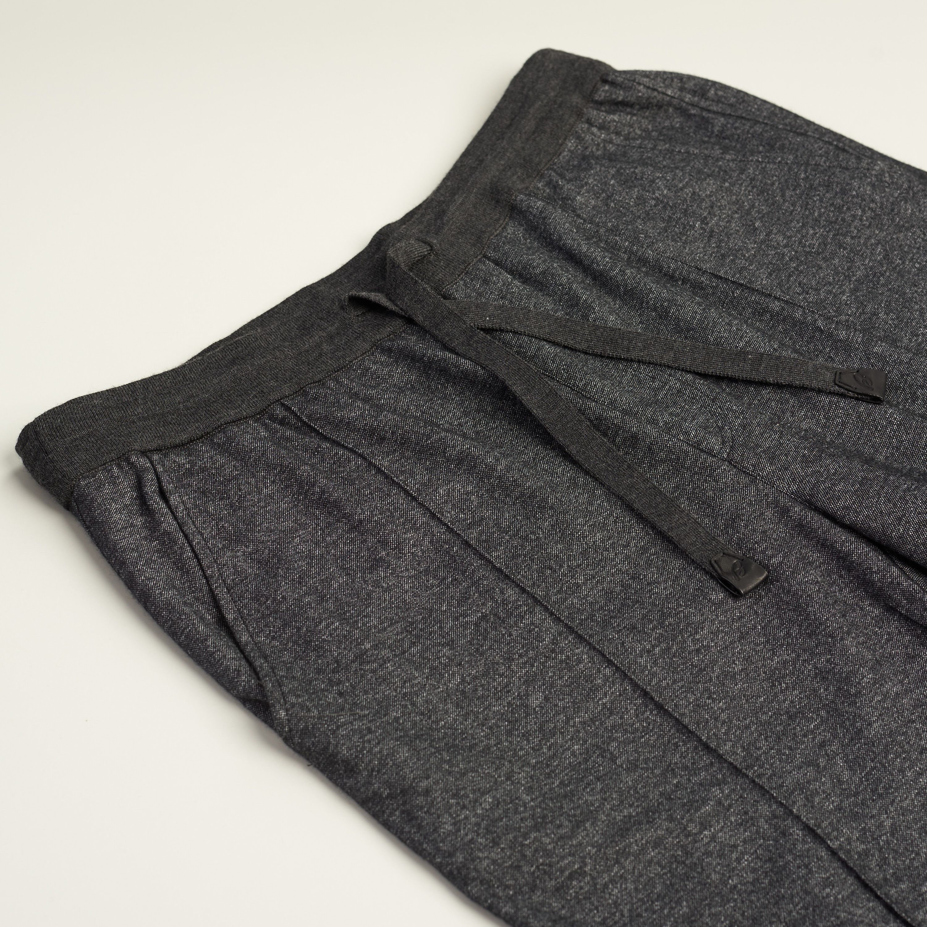 Brioni Gray Trousers - Cashmere Blend Flannel, Drawstring Size US 28 / EU 44 - 12 Thumbnail