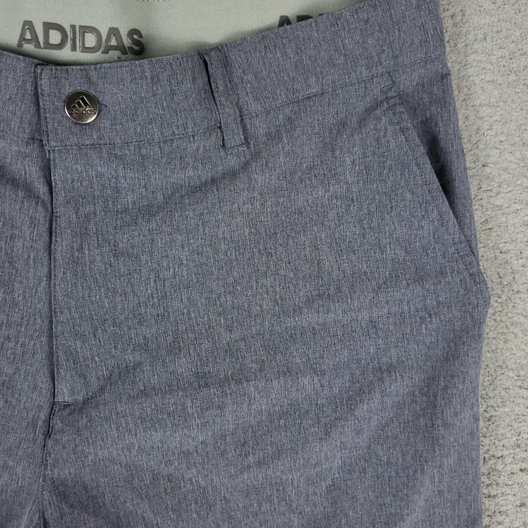 Adidas Adidas Shorts Mens Size 34 Gray Golf Casual Slash Pockets Flat Front Chino Size US 34 / EU 50 - 3 Thumbnail
