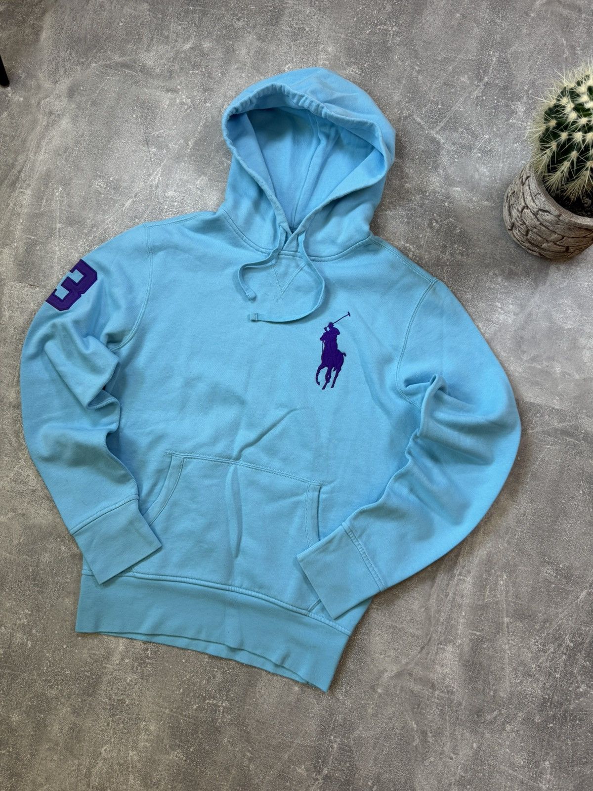 Vintage POLO RALPH LAUREN VINTAGE HOODIE #3 BIG PONY Size US S / EU 44-46 / 1 - 3 Thumbnail