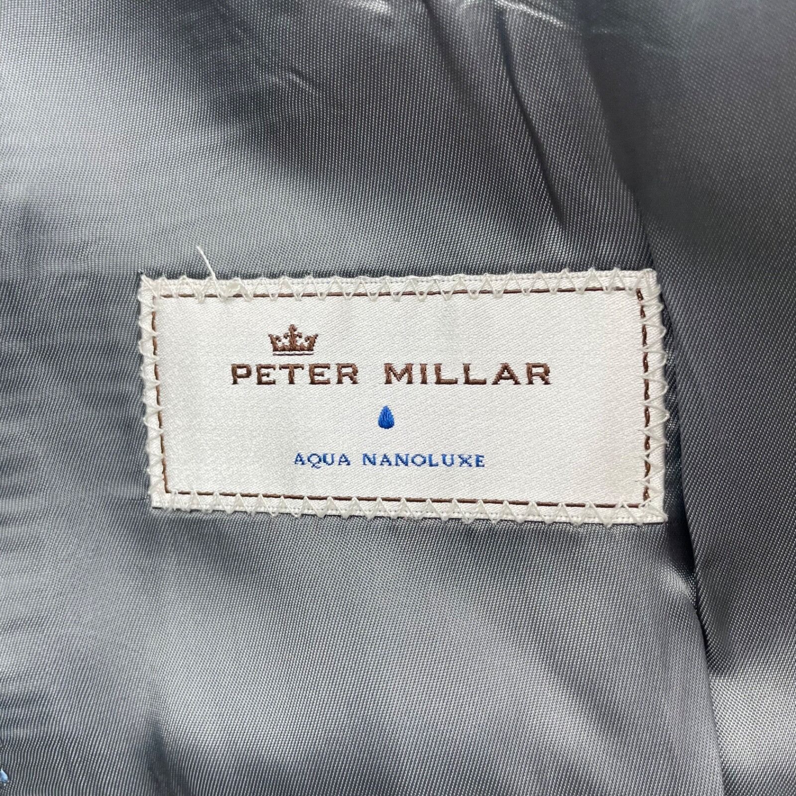 Peter Millar Peter Millar Men’s NanoLuxe 100% Wool 2-Button Suit Gray• 50 Size 50L - 6 Thumbnail