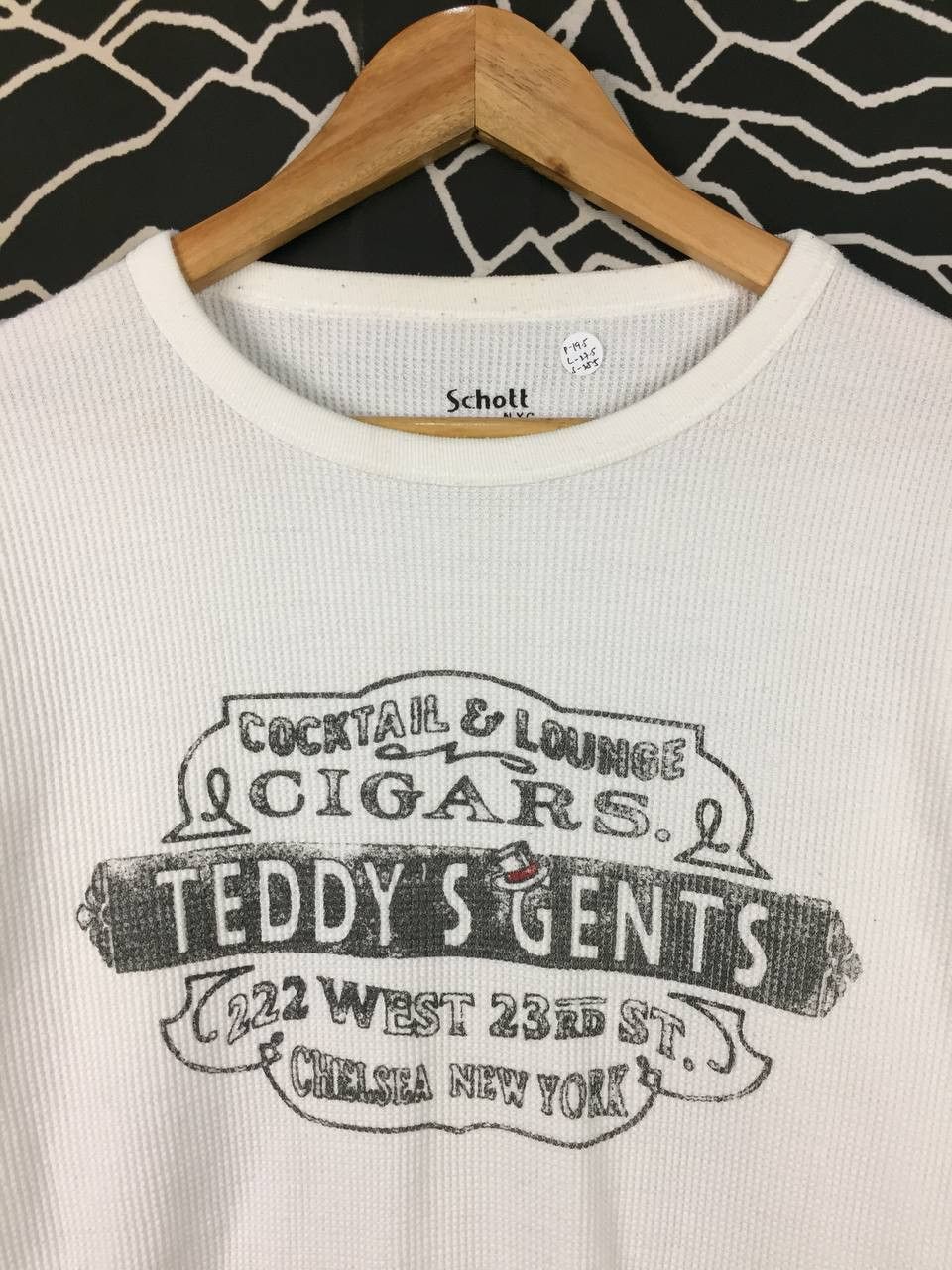 Schott Schott NYC Teddy's Gents Waffle Knit Thermal Long Sleeve Tee Size US M / EU 48-50 / 2 - 3 Thumbnail