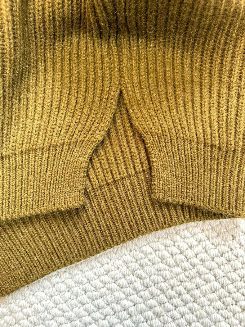 Loewe LOEWE Green beige wool blend knit sweater Size S / US 4 / IT 40 - 8 Thumbnail