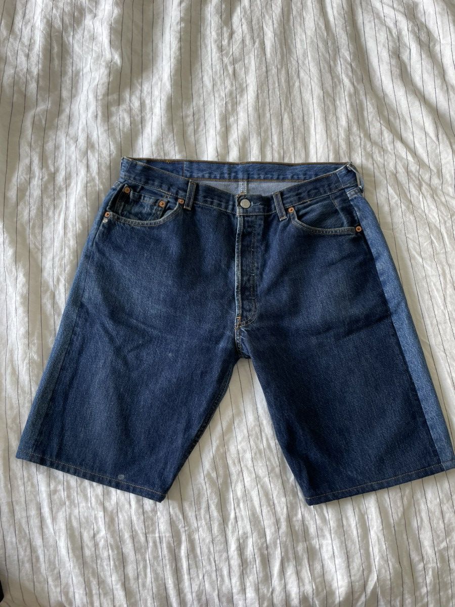 image of Bless Two Tone Levi's Shorts in Blue, Men's (Size 32)