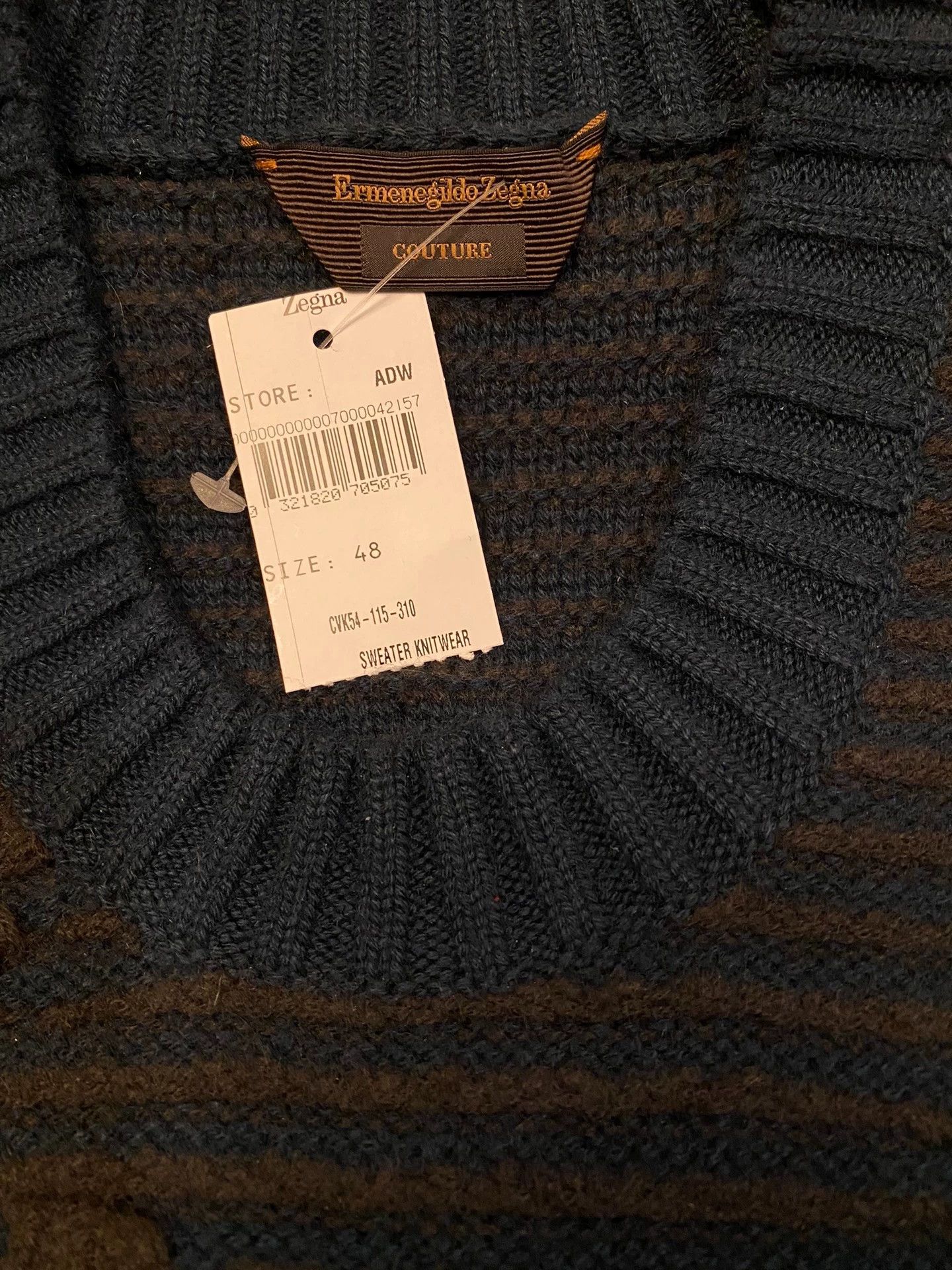 Ermenegildo Zegna Zegna Couture xxx Runway Cashmere Heavy Sweater 48 Size US M / EU 48-50 / 2 - 4 Thumbnail