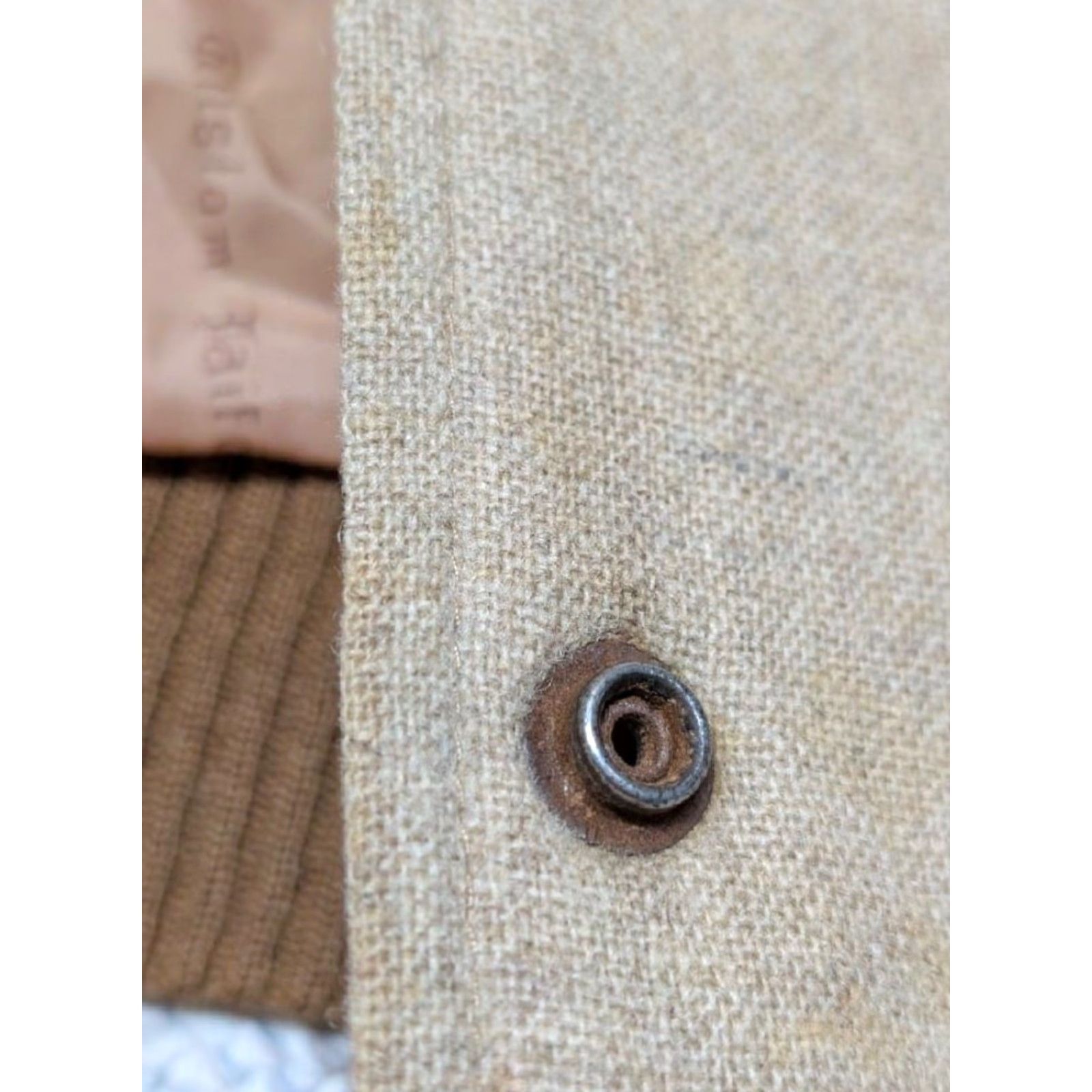 Vintage VINTAGE vintage jacket motorcycle jacket Mens S Brown wool Handcrafted 1950s Car Club varsity style snap shawl collar Letterman 38 in chest Size US S / EU 44-46 / 1 - 7 Thumbnail