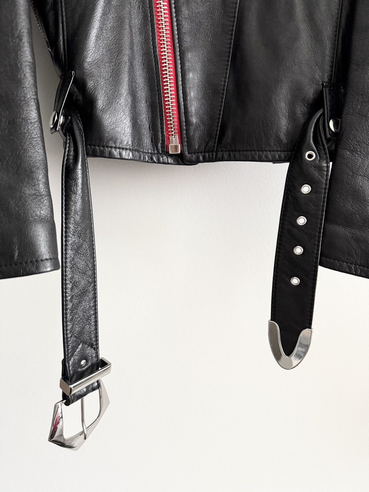 Celine HOLY GRAIL! Celine Runway Studded Leather Biker Jacket Size US M / EU 48-50 / 2 - 4 Thumbnail