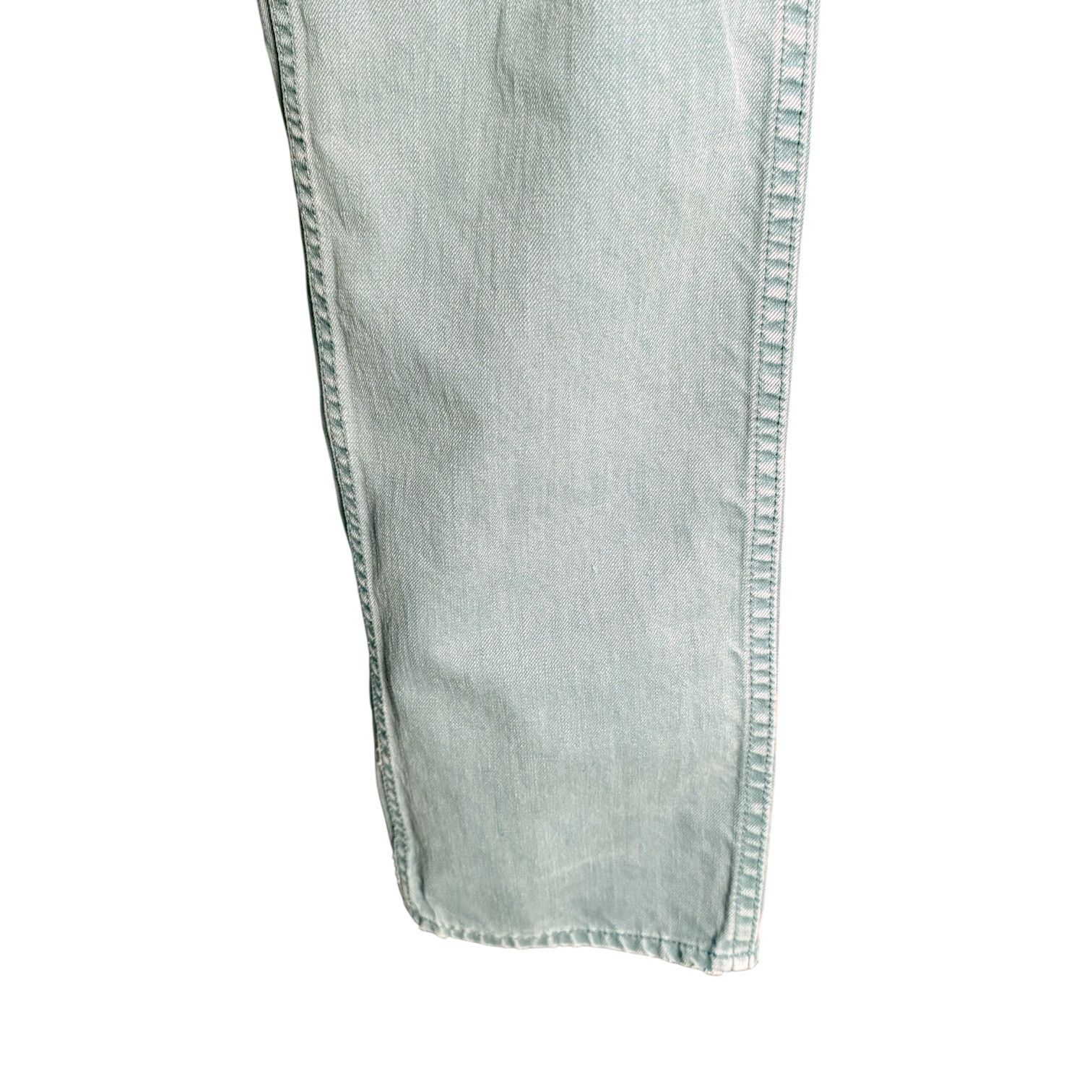 J.Crew J Crew Jeans Mens Green 484 Slim Straight Garment Dyed 34x34 Size US 34 / EU 50 - 6 Thumbnail