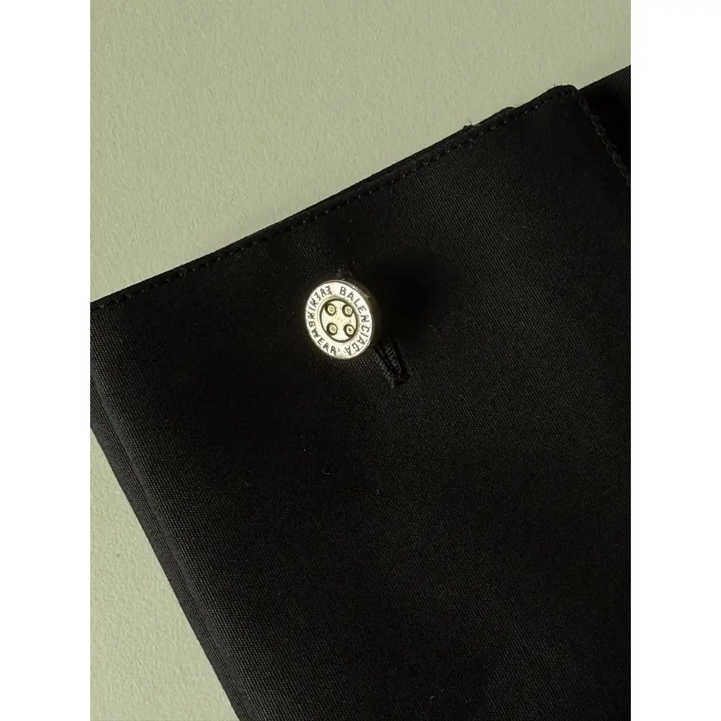 Balenciaga o1s1rm0825 Regular Tuxedo Shirt in Black Size US M / EU 48-50 / 2 - 3 Thumbnail