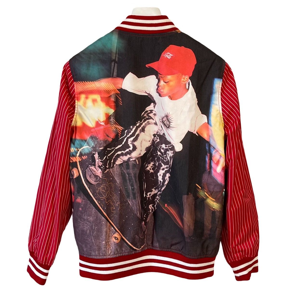 Comme des Garcons × Supreme 14SS Reversible Varsity Baseball Jacket Size US M / EU 48-50 / 2 - 2 Thumbnail