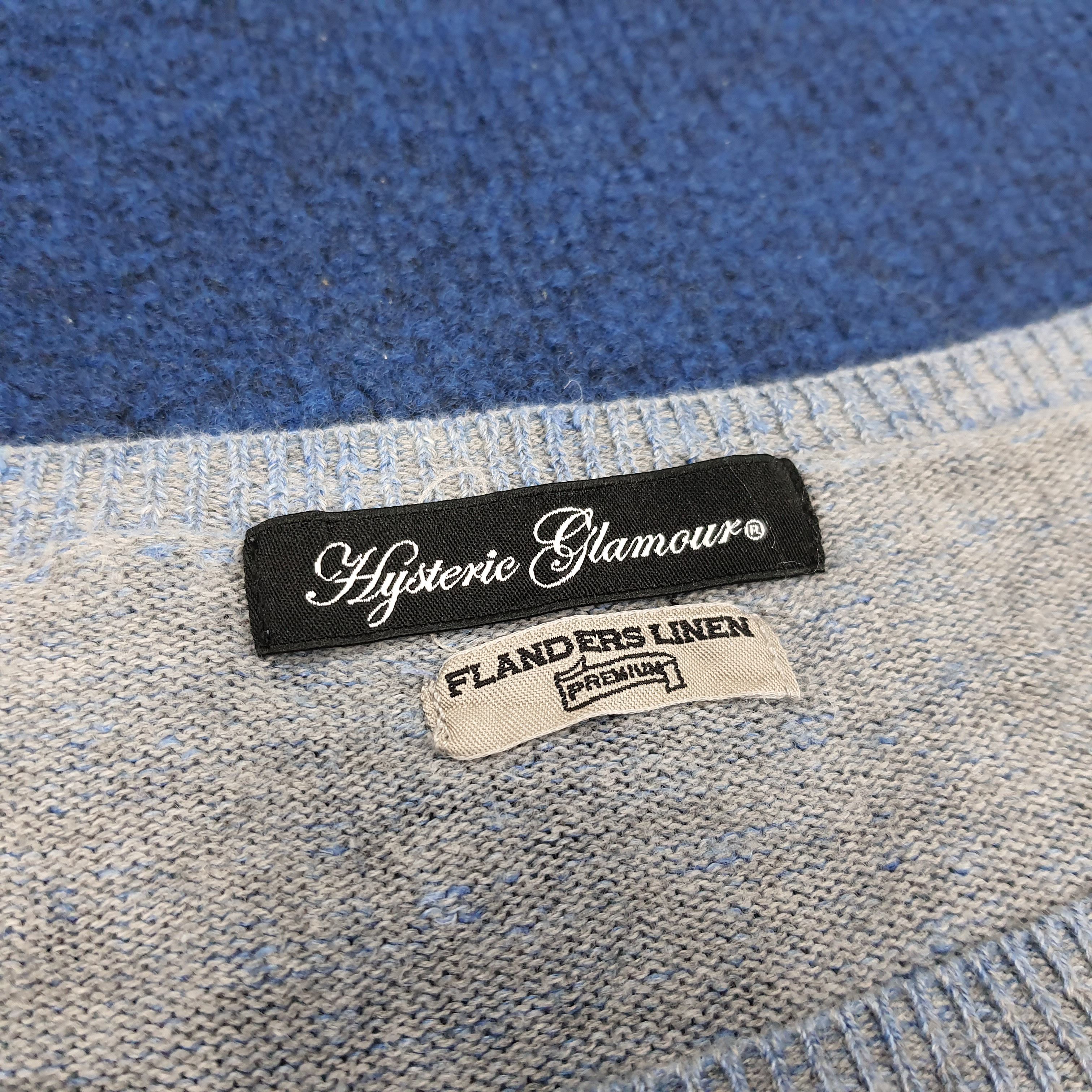 Hysteric Glamour × Japanese Brand × Vintage Vintage Hysteric Glamour VIP Club Flanders Linen Crop Top Size L / US 10 / IT 46 - 4 Thumbnail