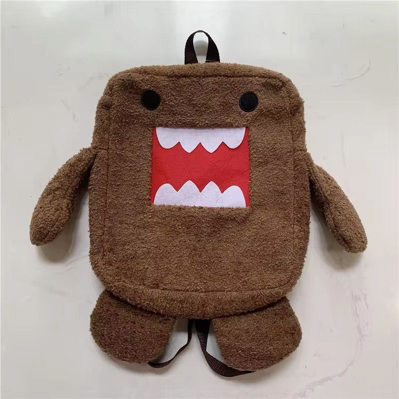 Japanese Brand Kawaii Domo Kun Plush Backpack Size ONE SIZE - 1 Thumbnail