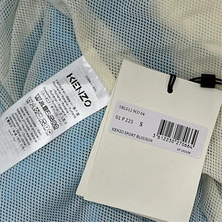 KENZO Color Block Windbreaker Jacket for Men -2507