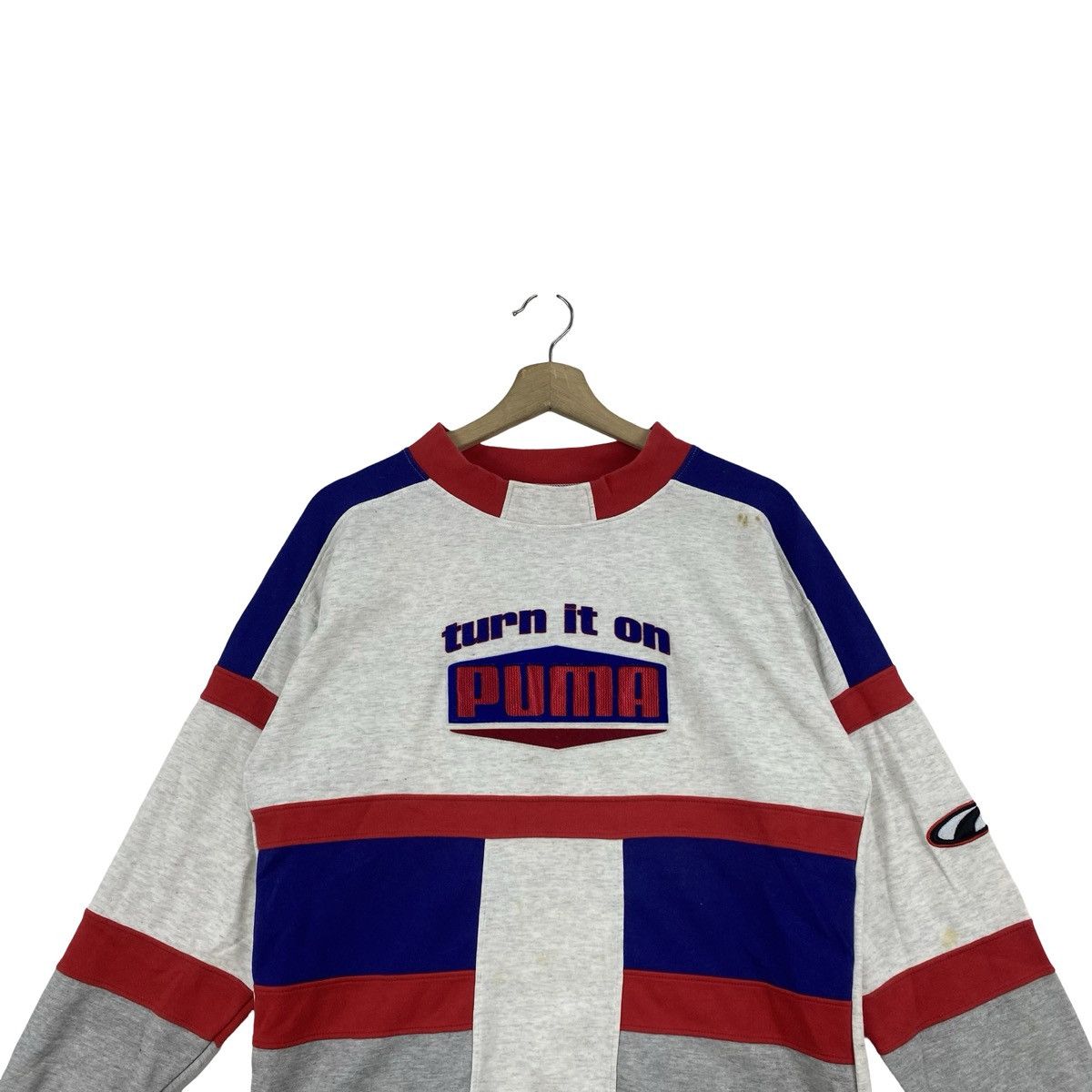 Puma Vintage 90s PUMA Turn It On Sweatshirt Pullover Crewneck Big Size US M / EU 48-50 / 2 - 2 Thumbnail