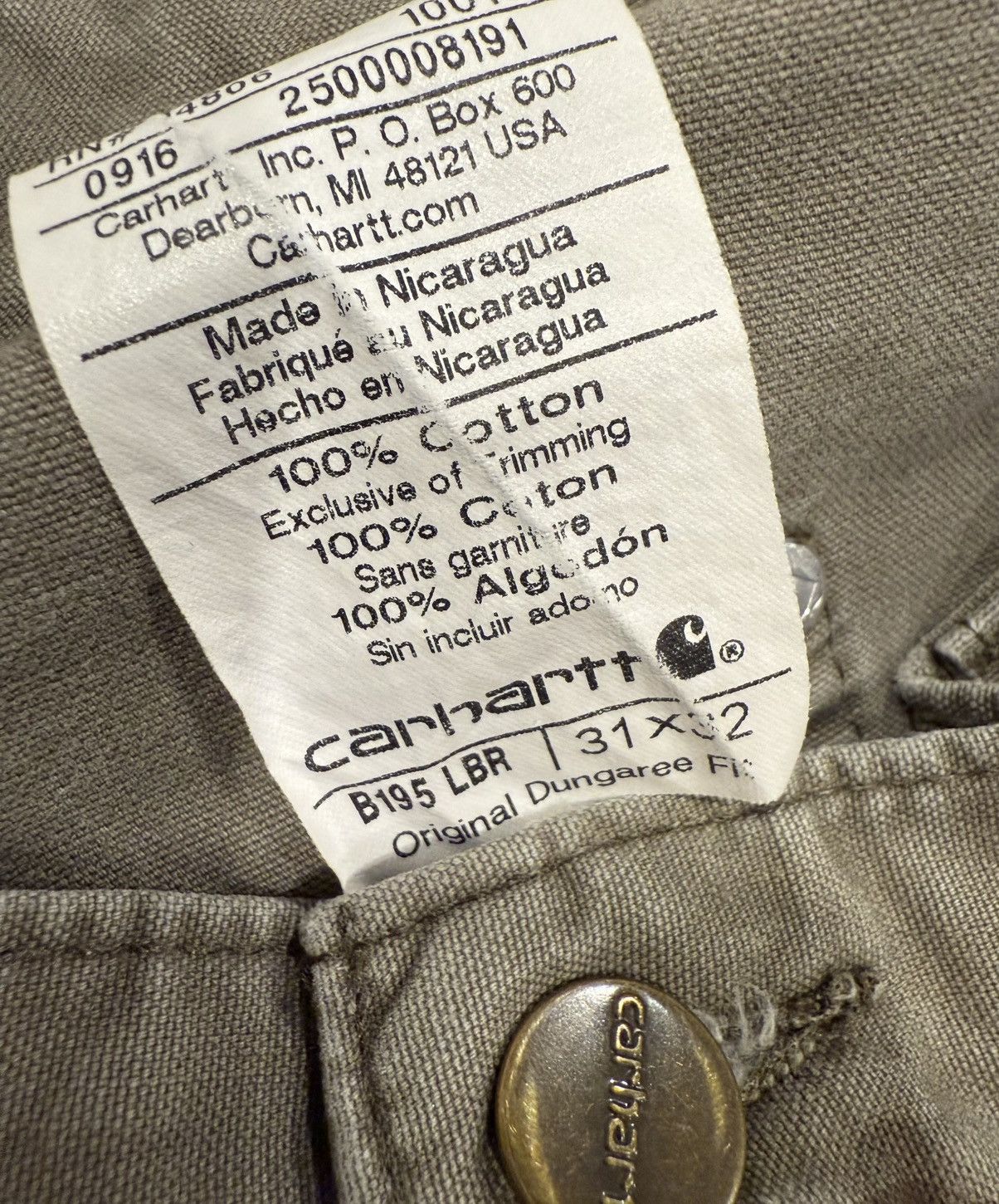 Carhartt CARHARTT DOUBLE KNEE Size US 32 / EU 48 - 6 Thumbnail