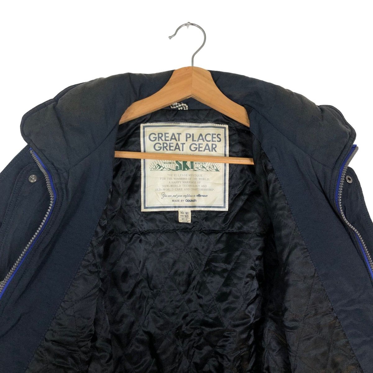 Japanese Brand 🔥VINTAGE CROPPED SKI JACKET ELLESSE GREAT PLACES GREAT GEAR Size US M / EU 48-50 / 2 - 11 Thumbnail