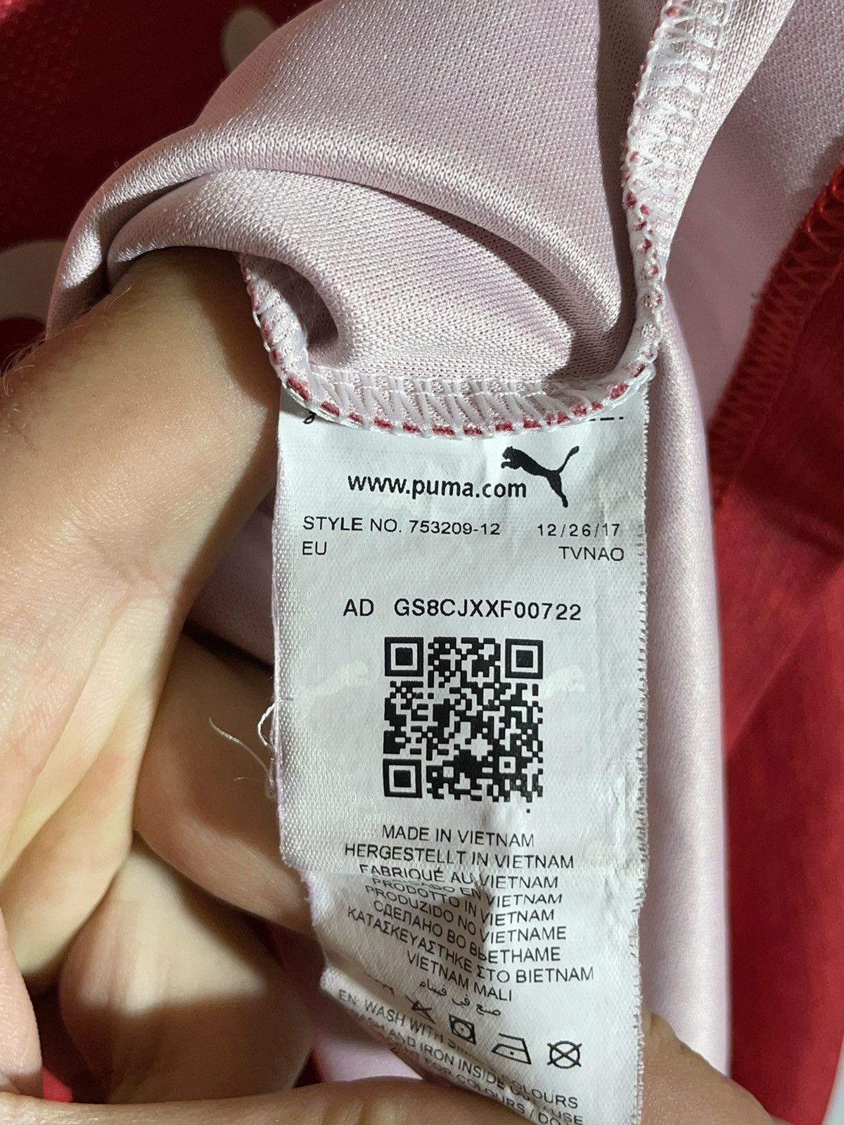 Puma Arsenal FC Puma 2018/19 Home Y2k Hype Football Shirt Size US XXL / EU 58 / 5 - 10 Thumbnail