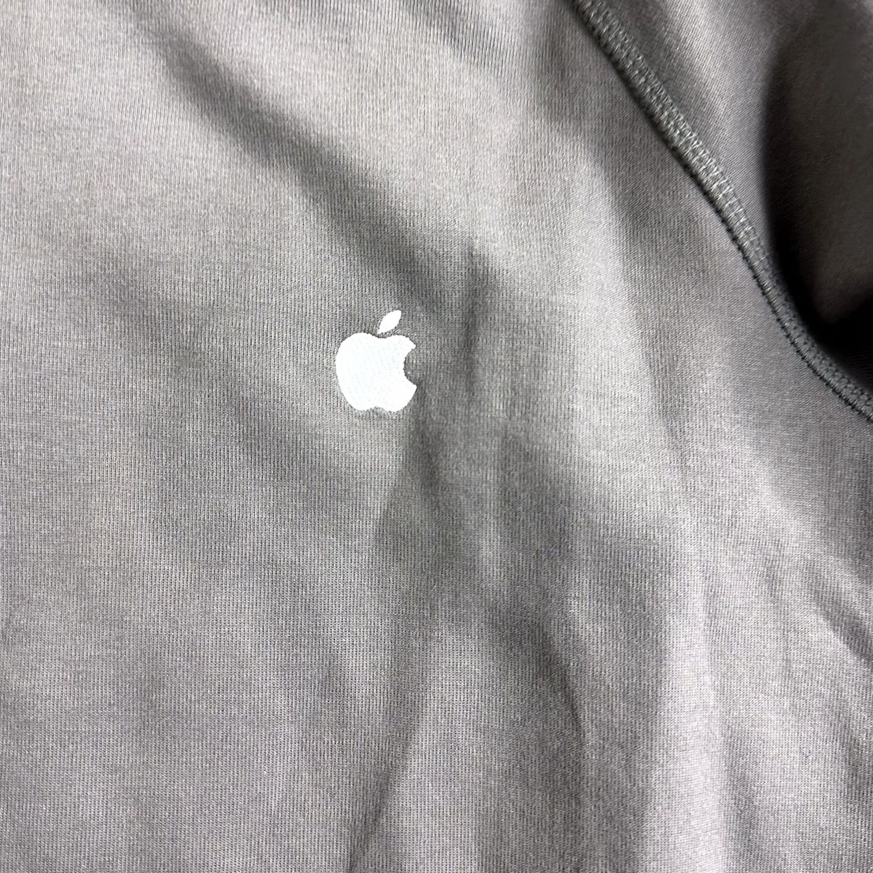 Apple Apple Jacket Mens Medium Gray Full Zip Bomber Jacket Workwear Uniform Outdoor Seasonal Fall Spring Summer Winter Mens Regular Diesel? Size US M / EU 48-50 / 2 - 3 Thumbnail