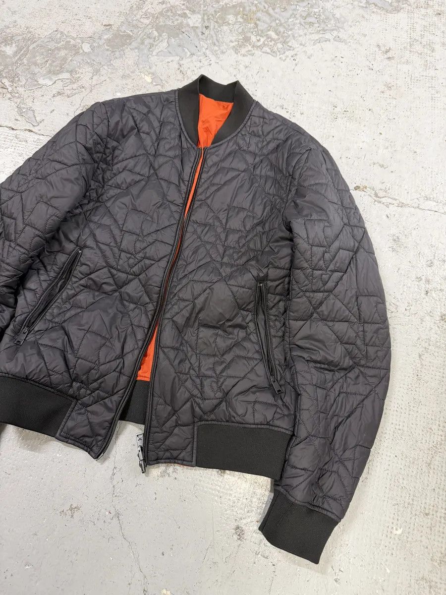 Emporio Armani 2010s Emporio Armani Black & Orange Puffer Jacket Size US M / EU 48-50 / 2 - 8 Thumbnail