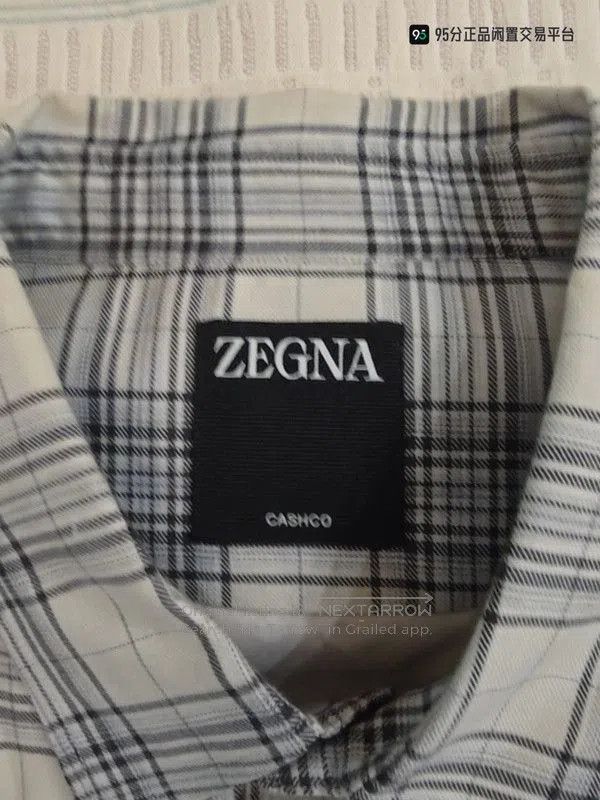 Ermenegildo Zegna Zegna SS23 Men's Check Long. Size US XXL / EU 58 / 5 - 1 Thumbnail