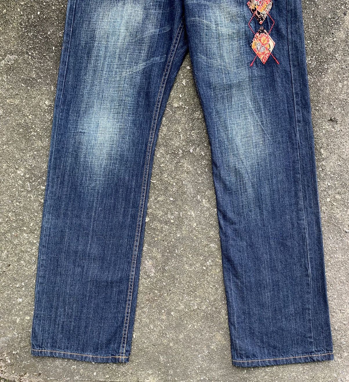 Takeo Kikuchi Vintage Takeo Kikuchi Patchwork Denim Jeans Pants Size US 35 - 8 Thumbnail