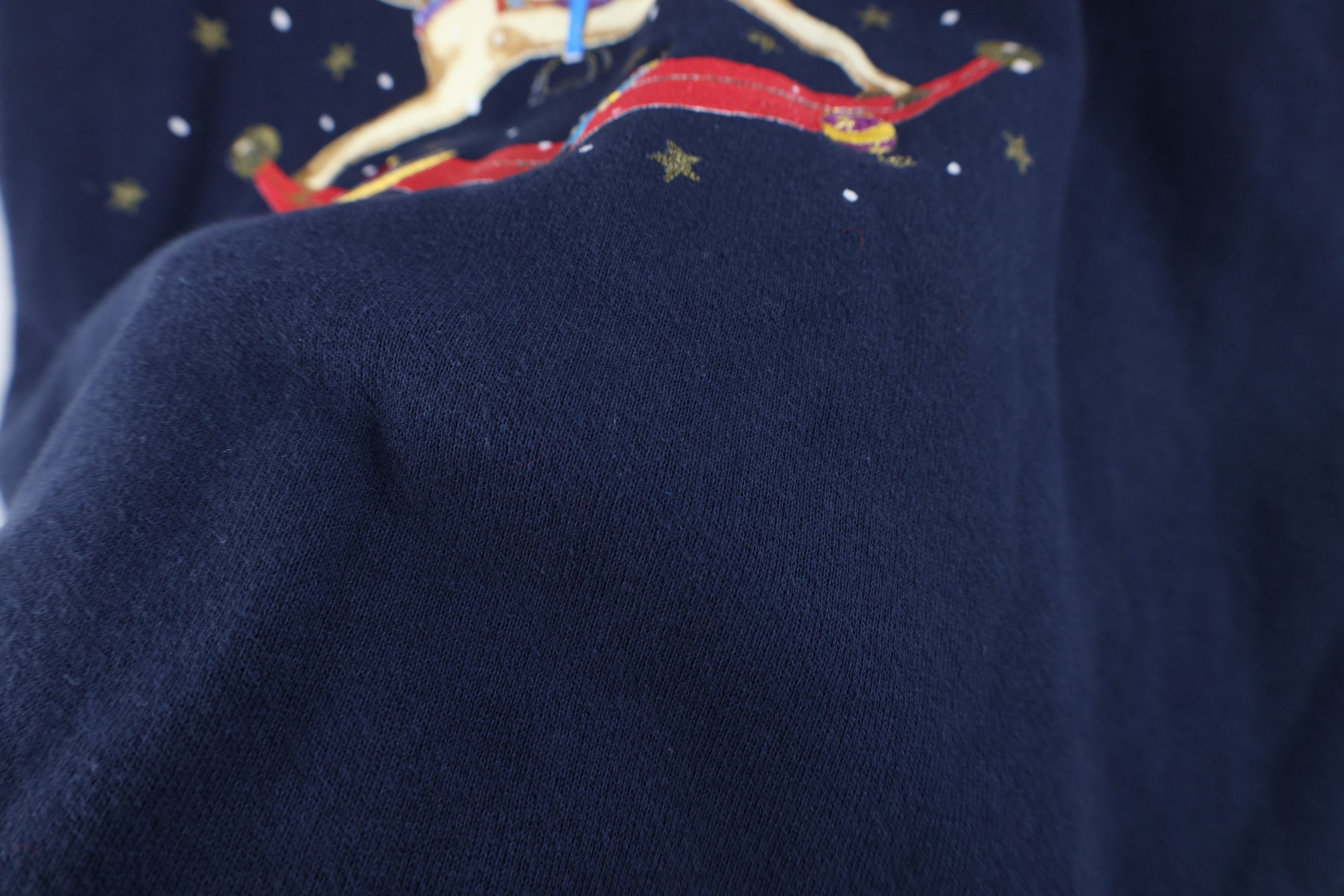 Vintage Vintage 90s Streetwear Christmas Horse Sweatshirt USA Size L / US 10 / IT 46 - 5 Thumbnail