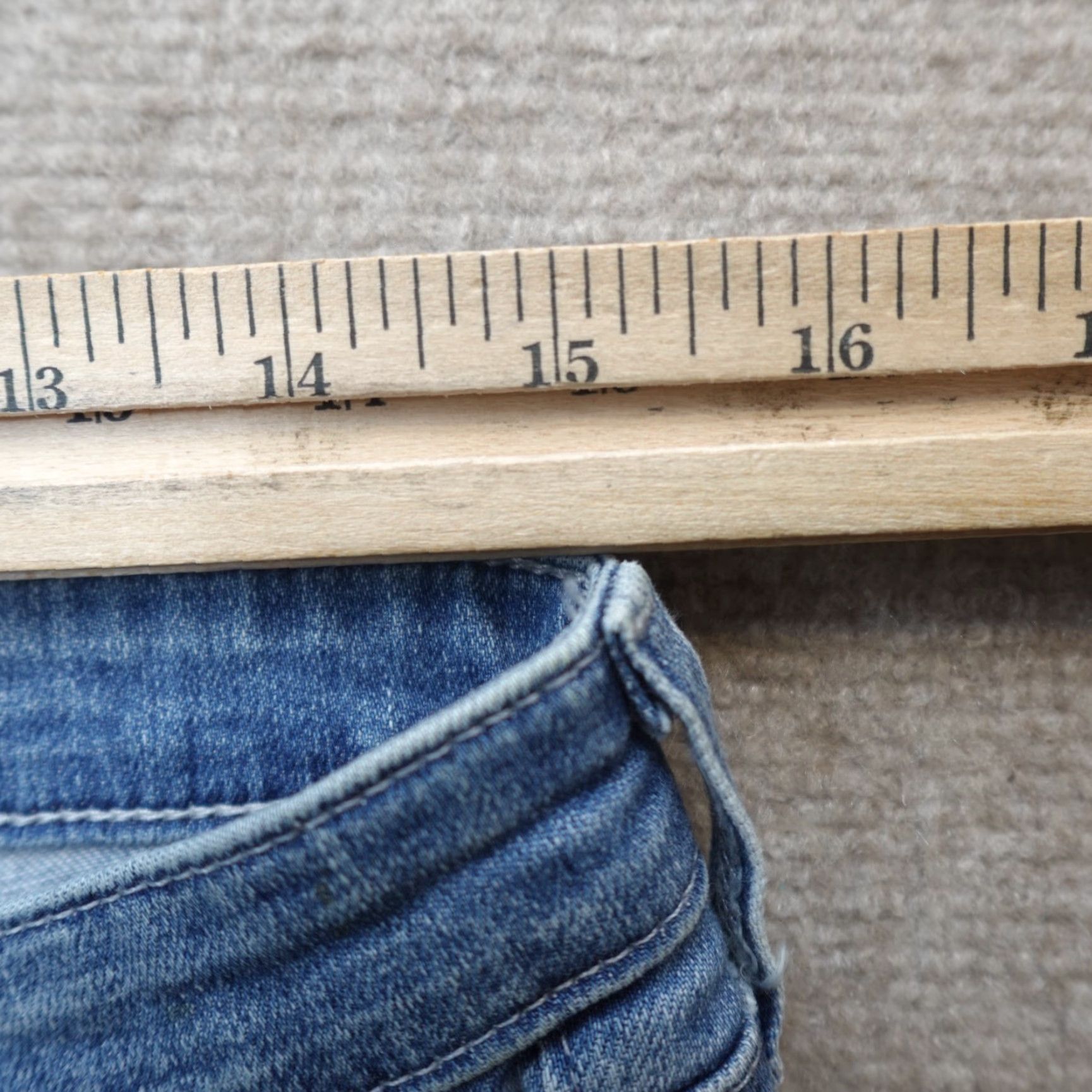 Vintage VINTAGE AG Womens Jeans 31R Moto Zipper Ankles Made in USA Jeans Blue 31 Women's Jeans Mens? Size 24" / US 00 / IT 34 - 6 Thumbnail