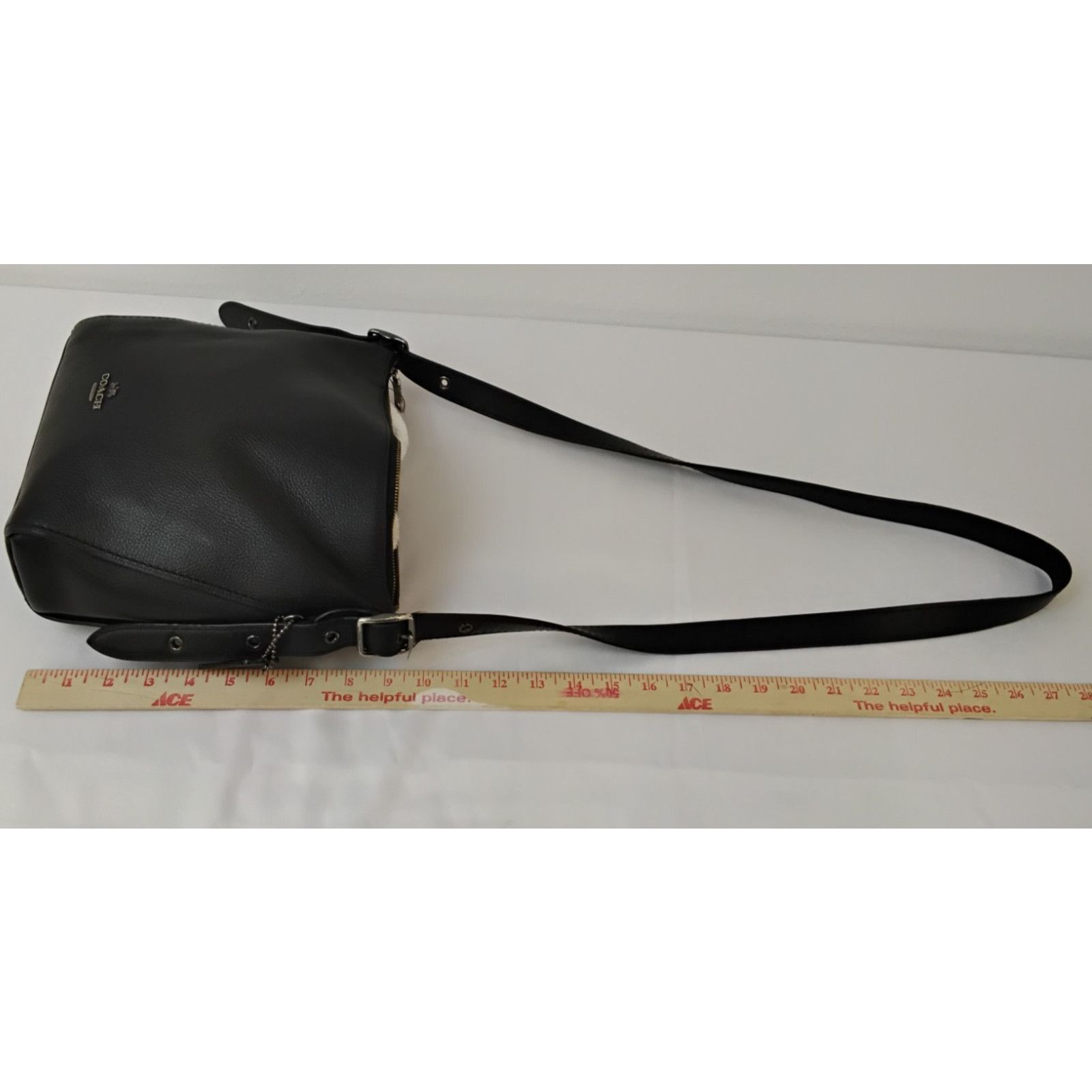 Coach Coach Dufflette Crossbody Bag Black Leather Purse 21377 Size ONE SIZE - 17 Thumbnail