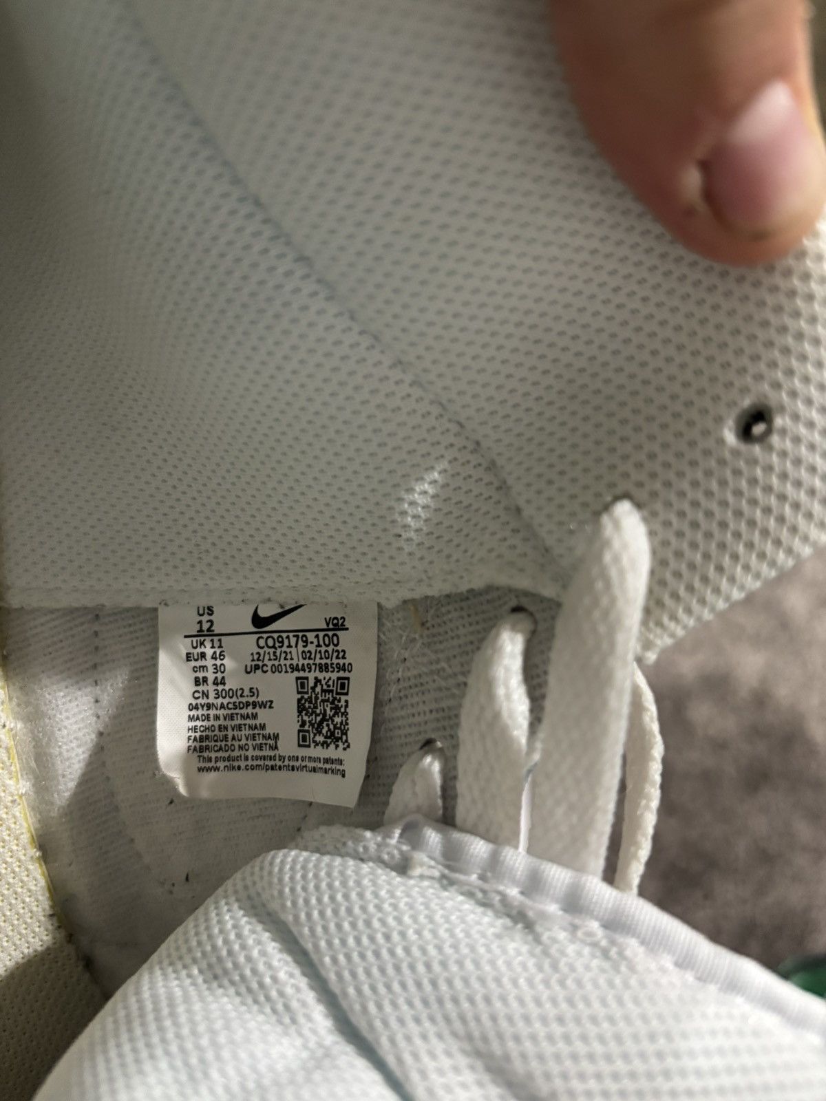Nike White Nike Court Royale 2 Mid -Top Sneaker Size US 12 / EU 45 - 6 Thumbnail