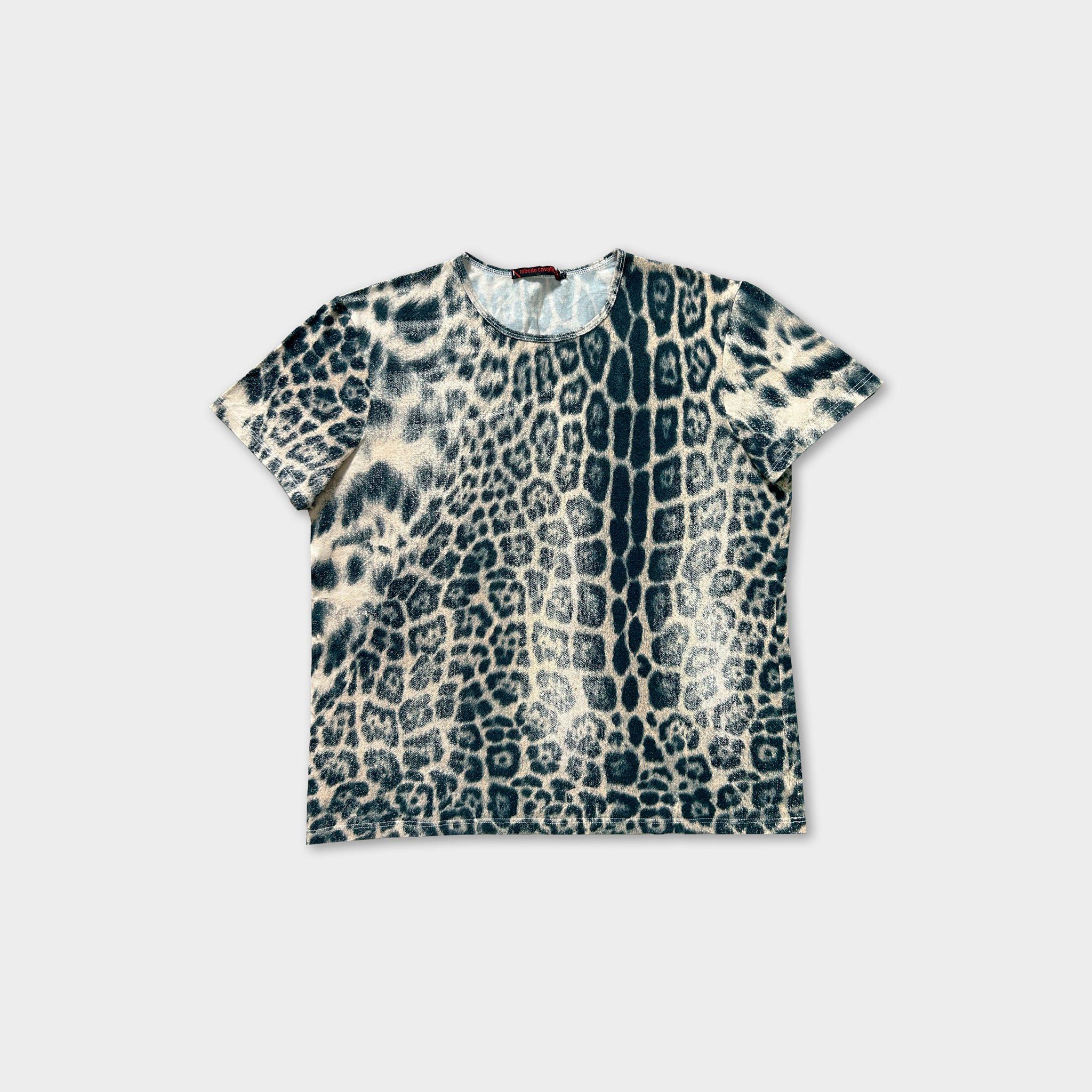 Roberto Cavalli Roberto Cavalli Leopard Print Tee Size S / US 4 / IT 40 - 1 Thumbnail