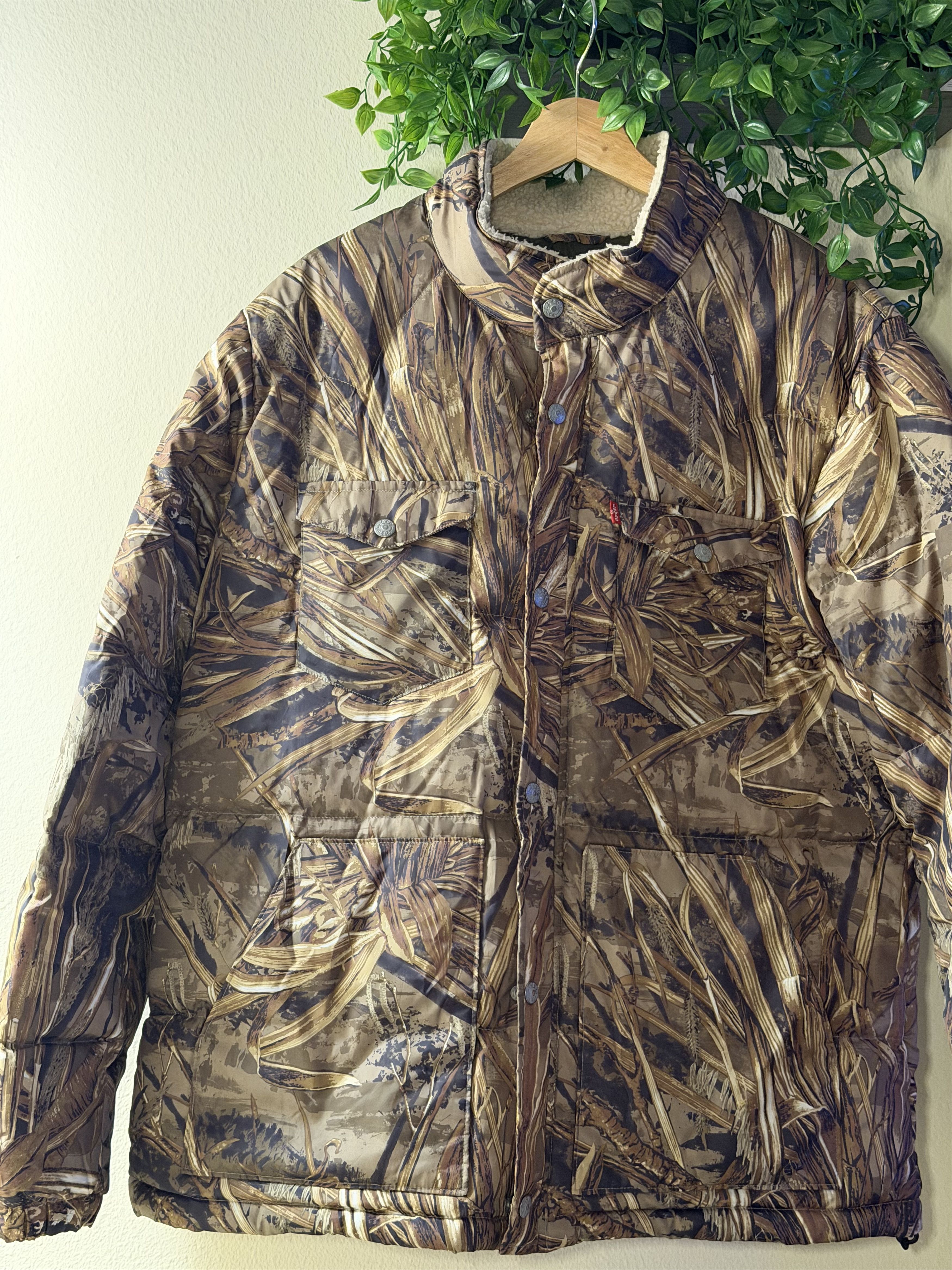 Levi's Levis Camo Puffer Size US L / EU 52-54 / 3 - 1 Thumbnail