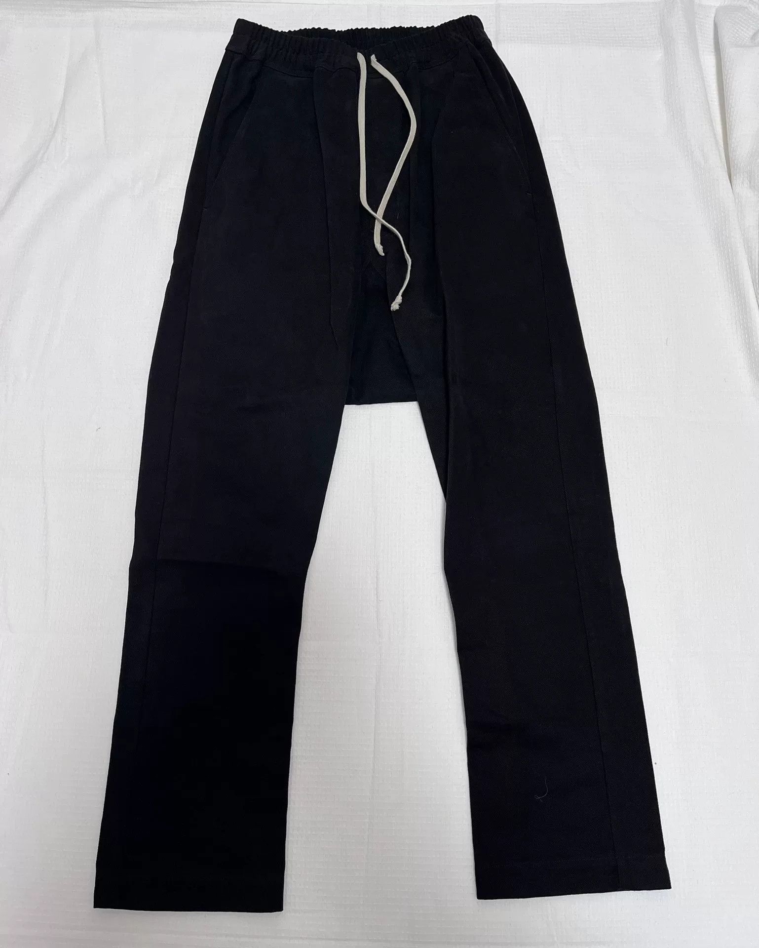 Rick Owens Rick Owens Solid Drawstring Relaxed Pants 46 Size US 30 / EU 46 - 1 Thumbnail