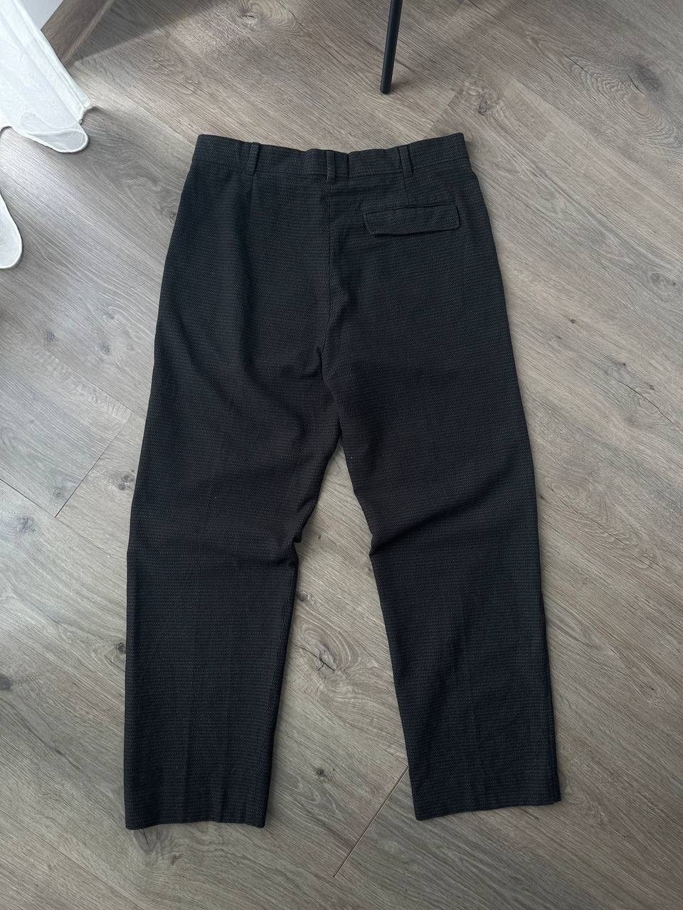 Cos × Japanese Brand COS Relaxed Fit Trousers Black Textured Wool Blend Pants Size US 32 / EU 48 - 10 Thumbnail