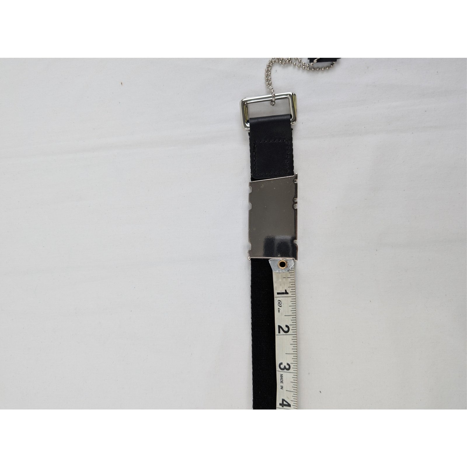 Amiri o1rshd1 Q:4 / Size: OS / 3cm Enamel Skater Belt in Black Size ONE SIZE - 14 Thumbnail