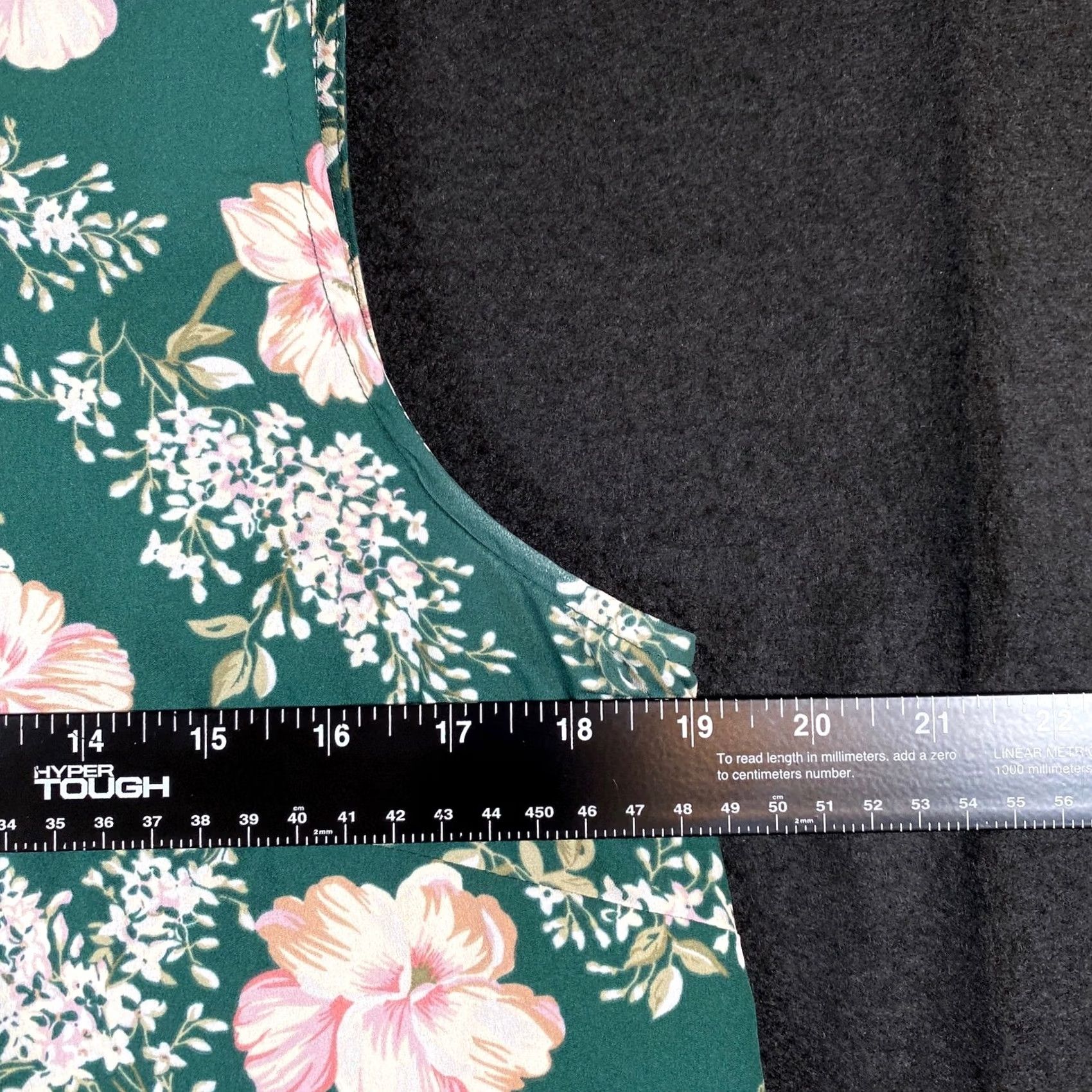 Vintage A New Day Blouse Sleeveless Green Pink Floral L Boho Bohemian Womens Shirt Size L / US 10 / IT 46 - 6 Thumbnail