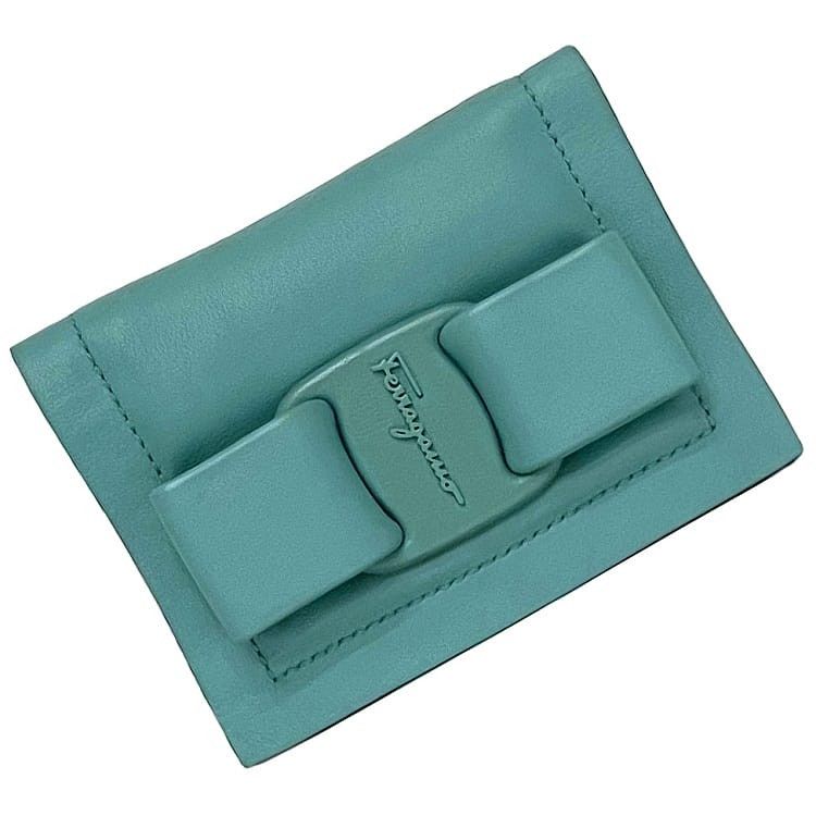 Salvatore Ferragamo SALVATORE FERRAGAMO Blue Leather Size ONE SIZE - 1 Thumbnail
