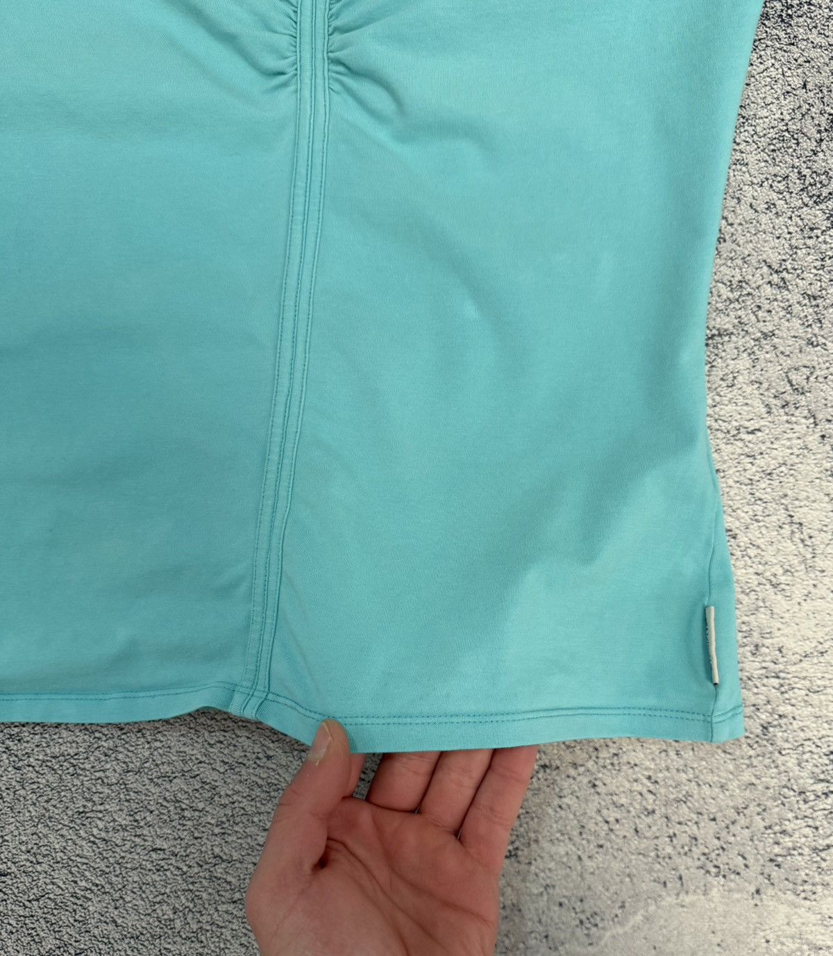 Moncler Moncler Women V Neck Top Turquoise Stretch Long Sleeve L Size L / US 10 / IT 46 - 25 Thumbnail