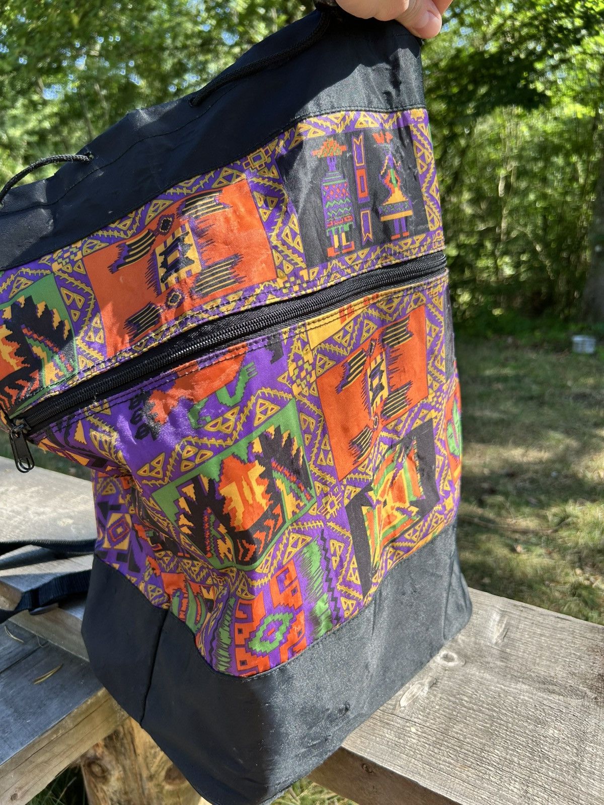 Other Unique Aztec pattern sling backpack / sling bag/shoulder bag Size ONE SIZE - 2 Thumbnail