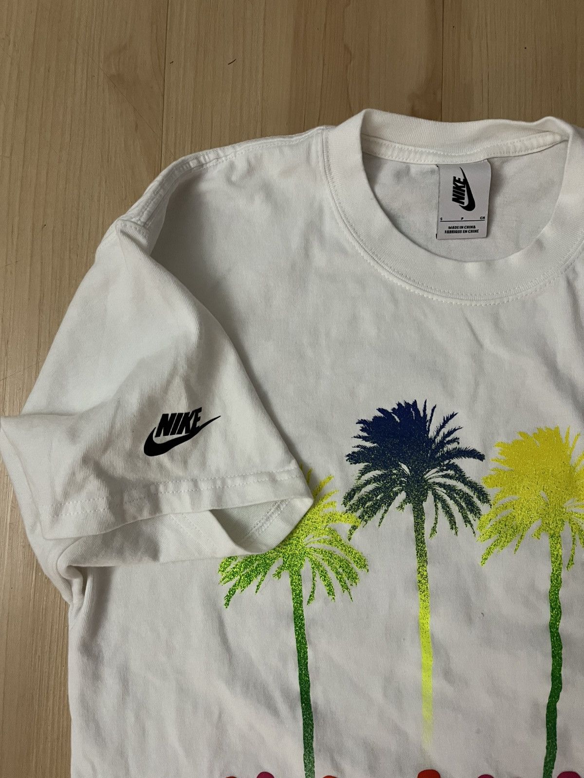 Nike × Stussy Nike x Stussy Douglas Firs to Palm Trees Running T Shirt Size US S / EU 44-46 / 1 - 5 Thumbnail