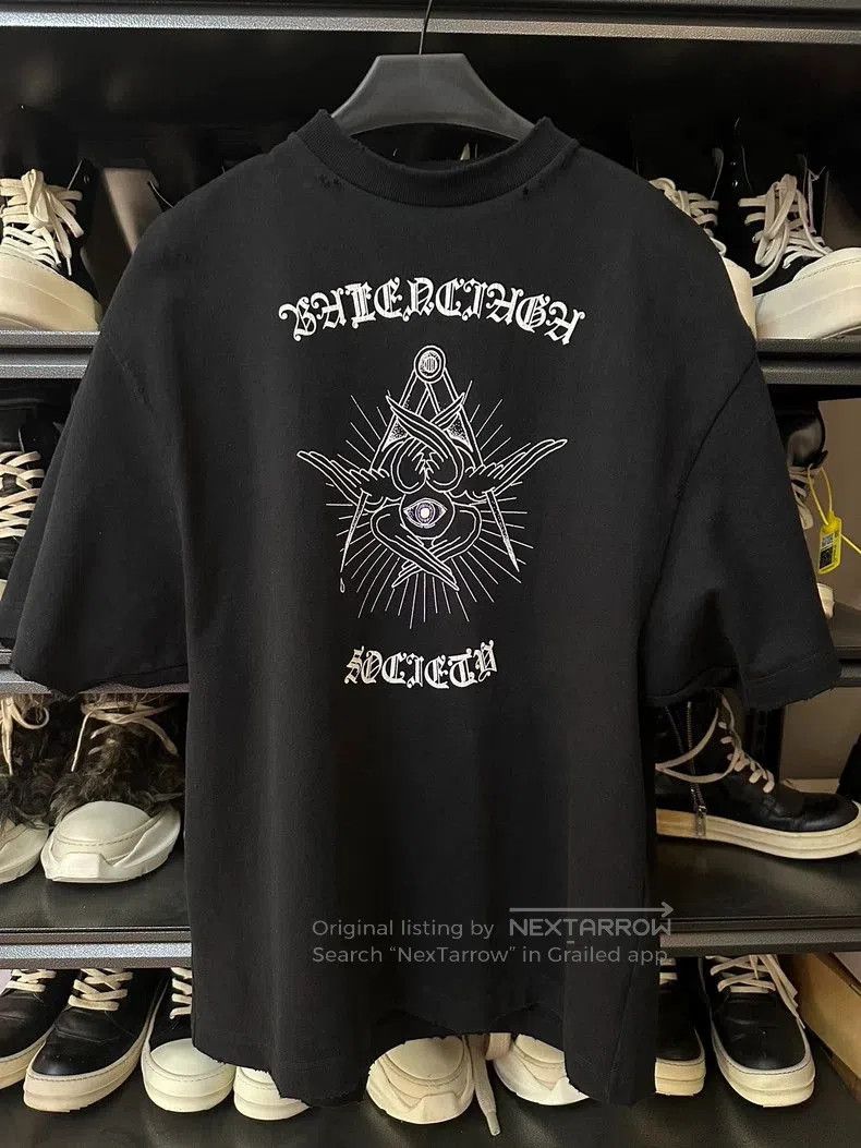 Balenciaga Balenciaga Devil Eye Short Sleeve Tee. Size US XS / EU 42 / 0 - 1 Thumbnail