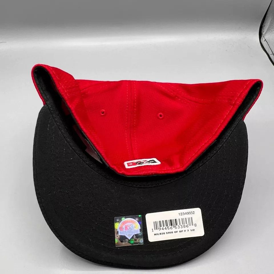 New Era Fayetteville Woodpeckers Hat Men 7 1/2 MiLB Fitted Cap New Size ONE SIZE - 4 Thumbnail