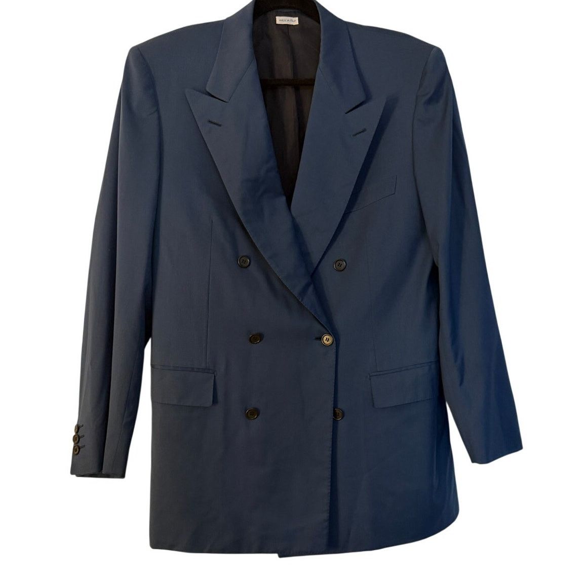 Brioni Brioni Navy Blue Wool Double Breasted Blazer Size 50R - 1 Thumbnail