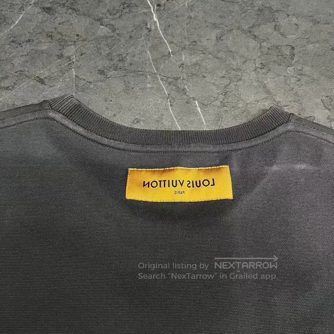 Louis Vuitton louis vuitton embroidered logo short sleeve tee. Size US XXL / EU 58 / 5 - 3 Thumbnail