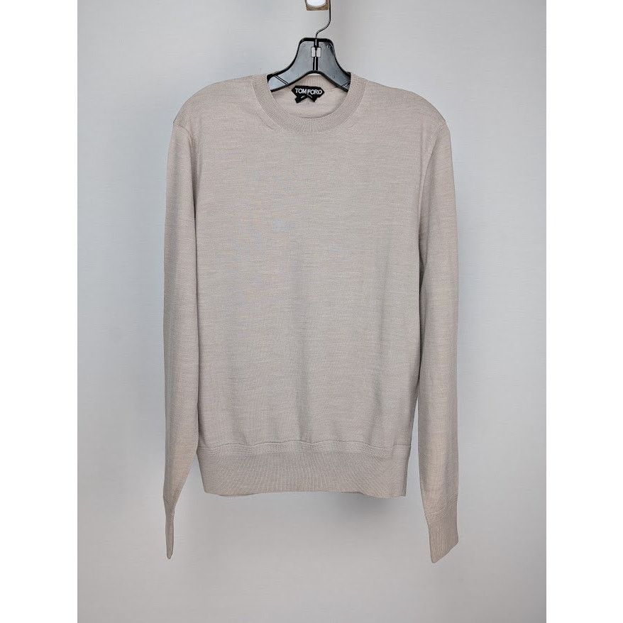 Tom Ford o1rshd1 Knitwear Sweatshirt in Light Brown Size US M / EU 48-50 / 2 - 1 Thumbnail